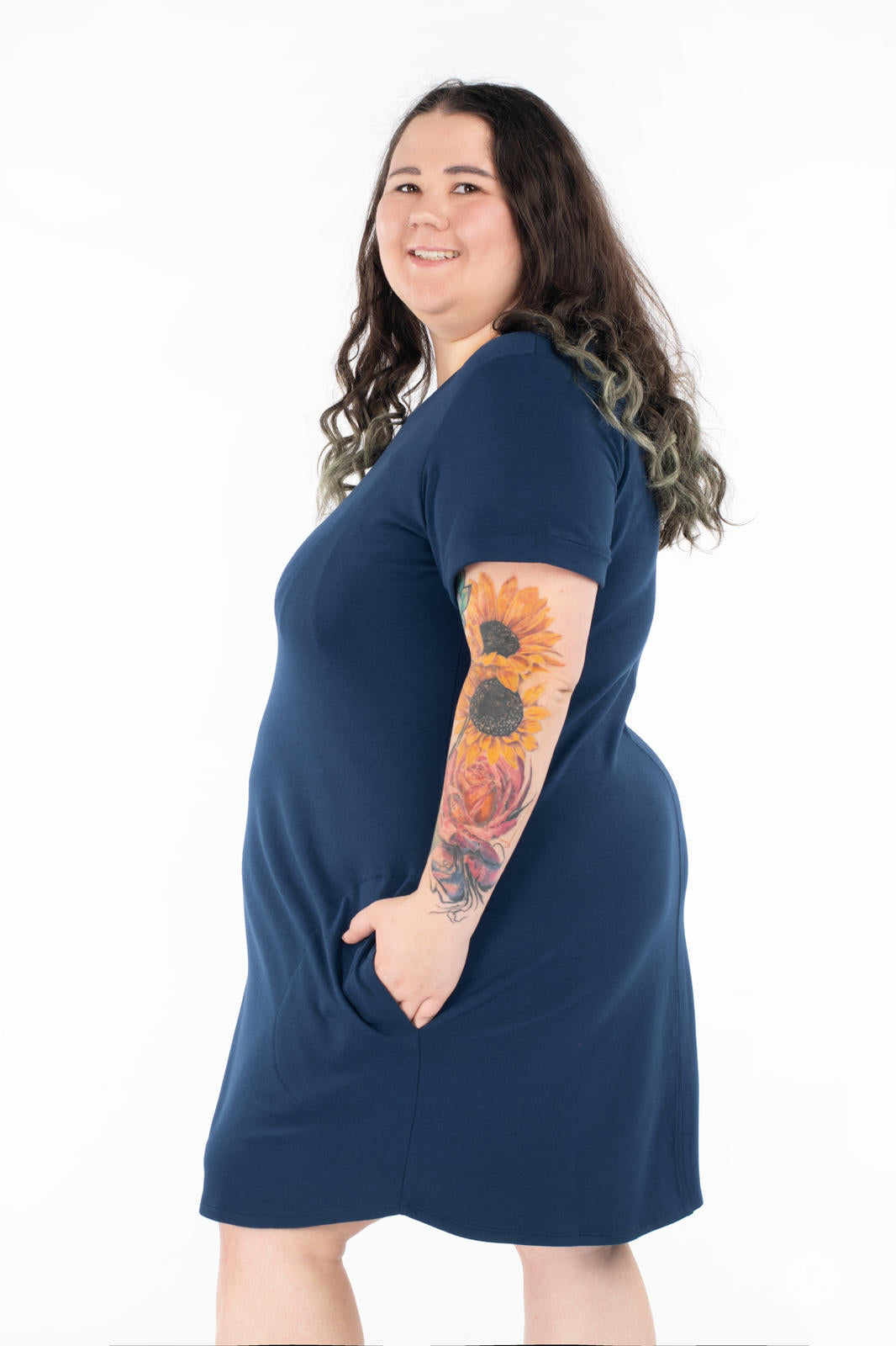 French Terry Tee Dress