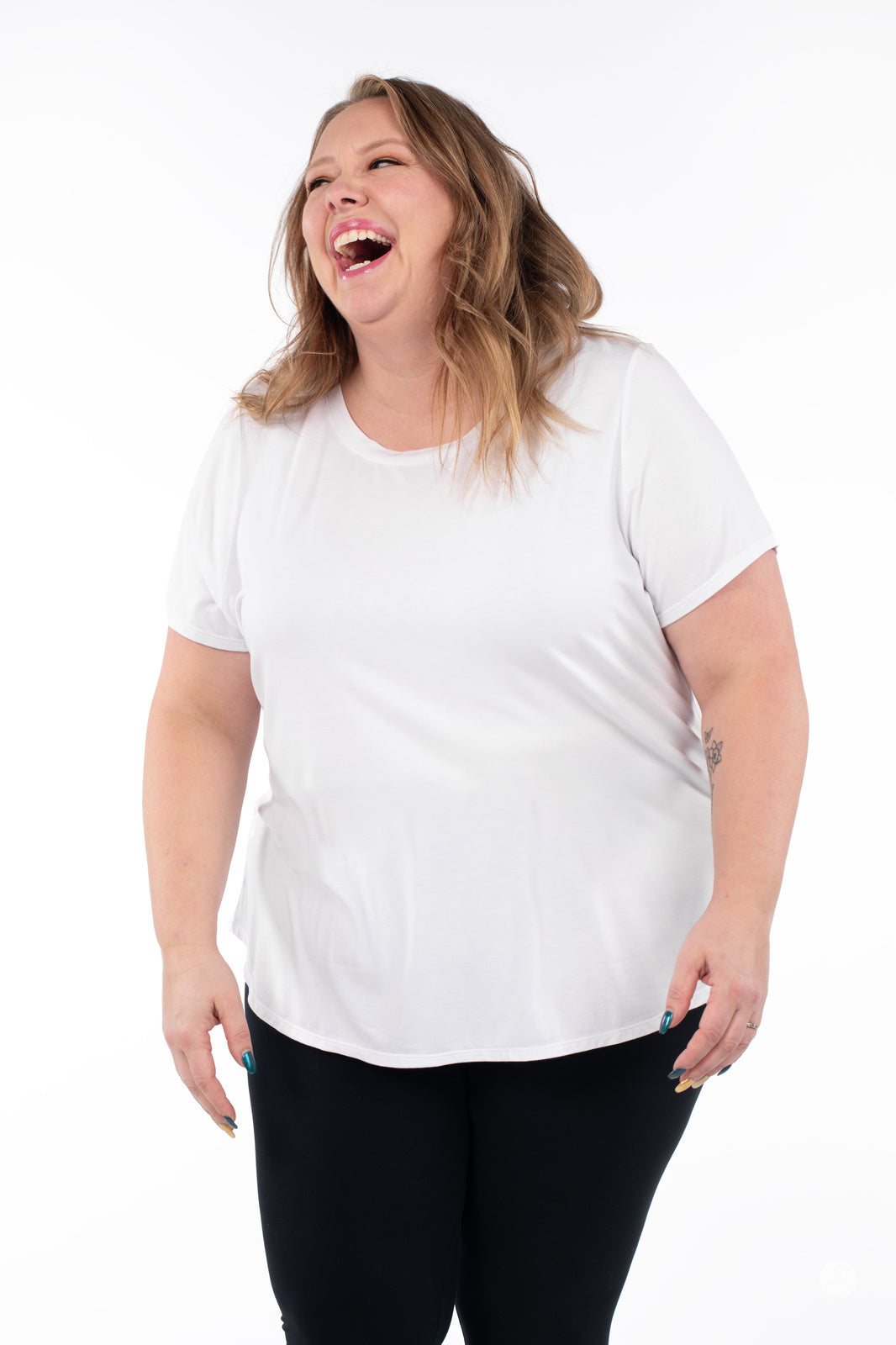 Tuckable Crew Neck Tee