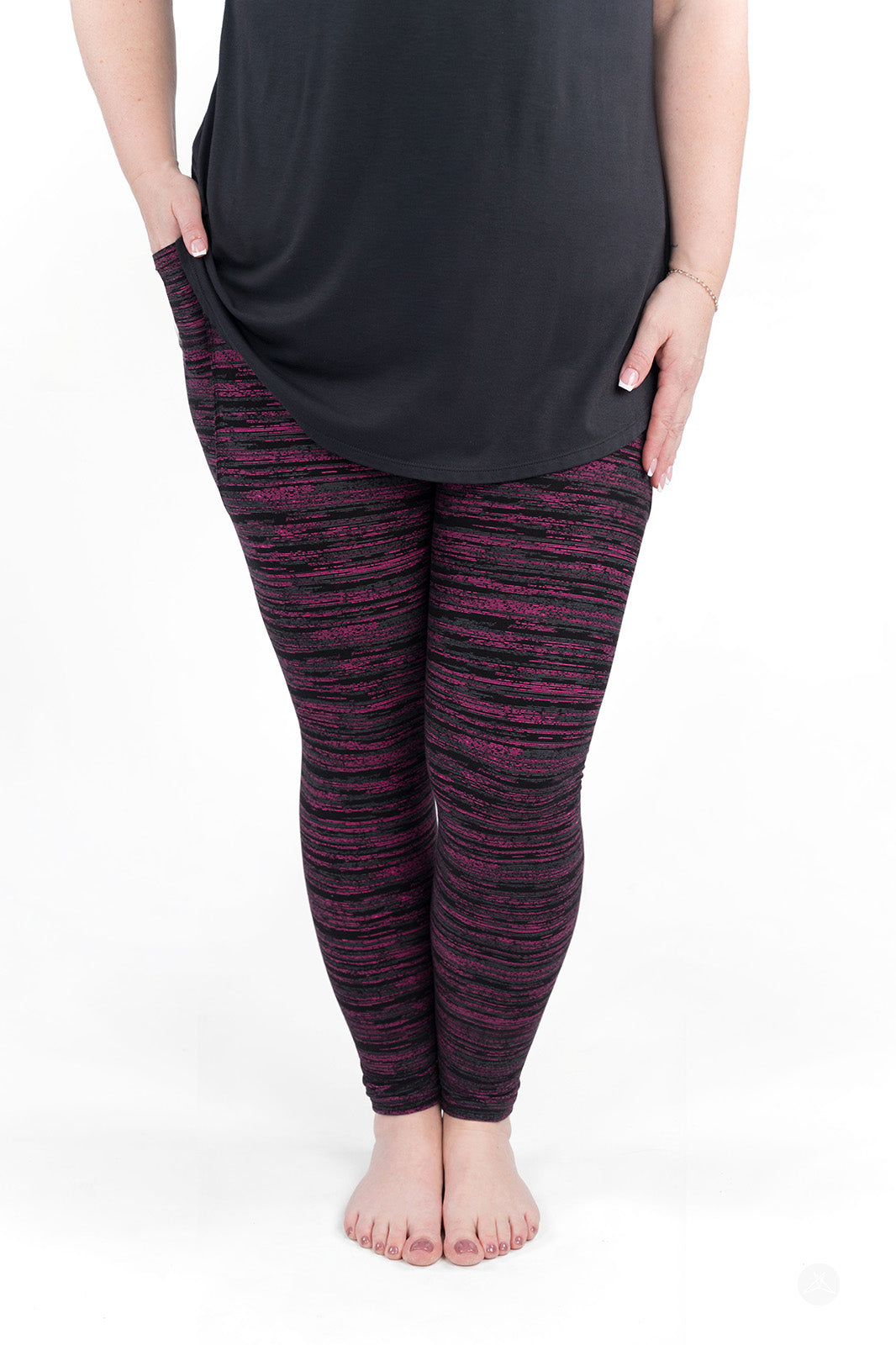 Berry Opal Pocket Leggings