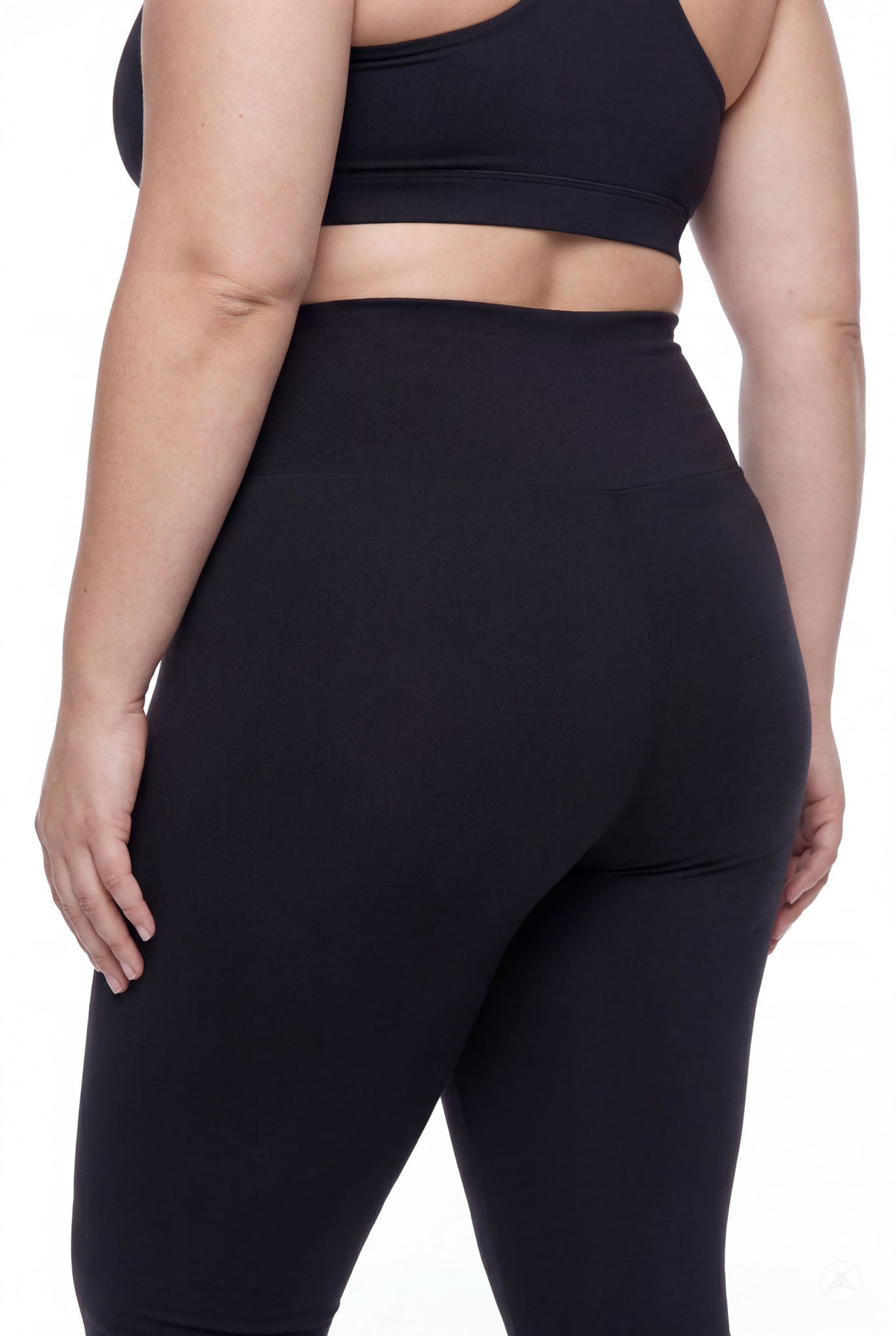Black High-Waisted Crops