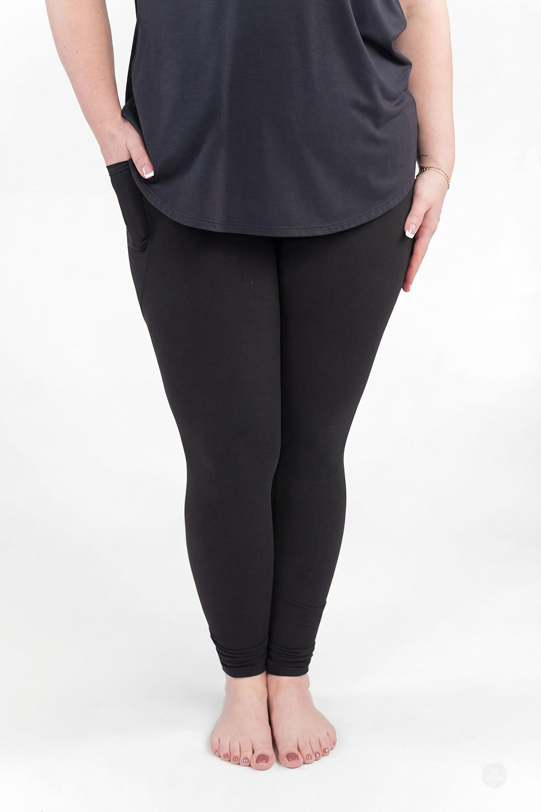 Black Pocket Leggings