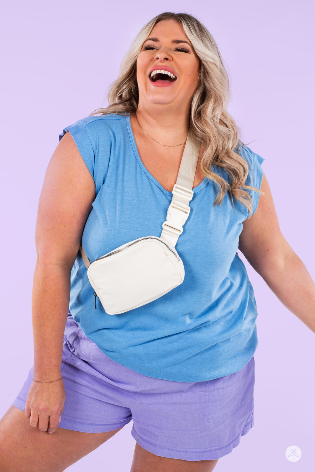 Cap Sleeve Scoop Neck Tee