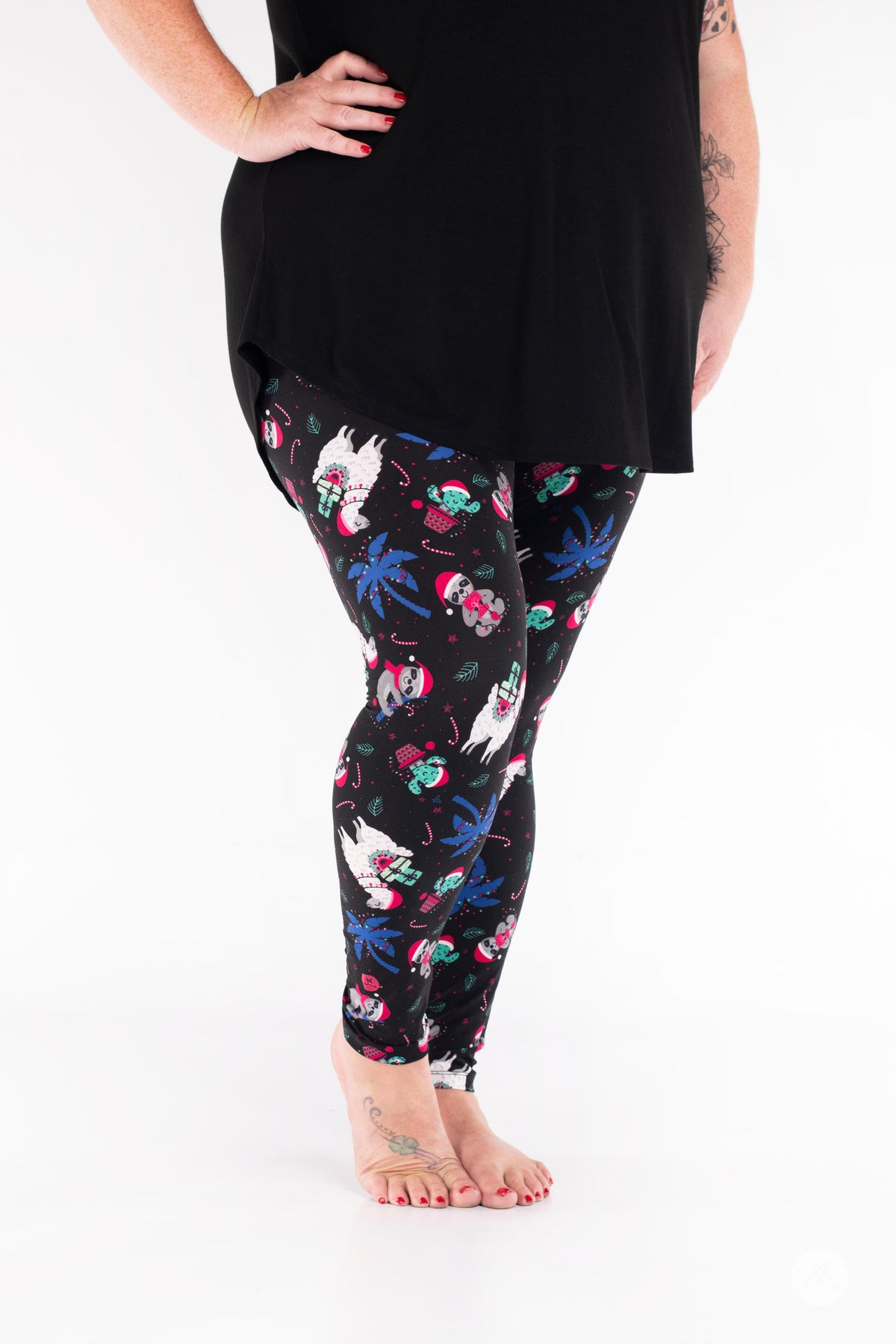 Deck The Palms Leggings