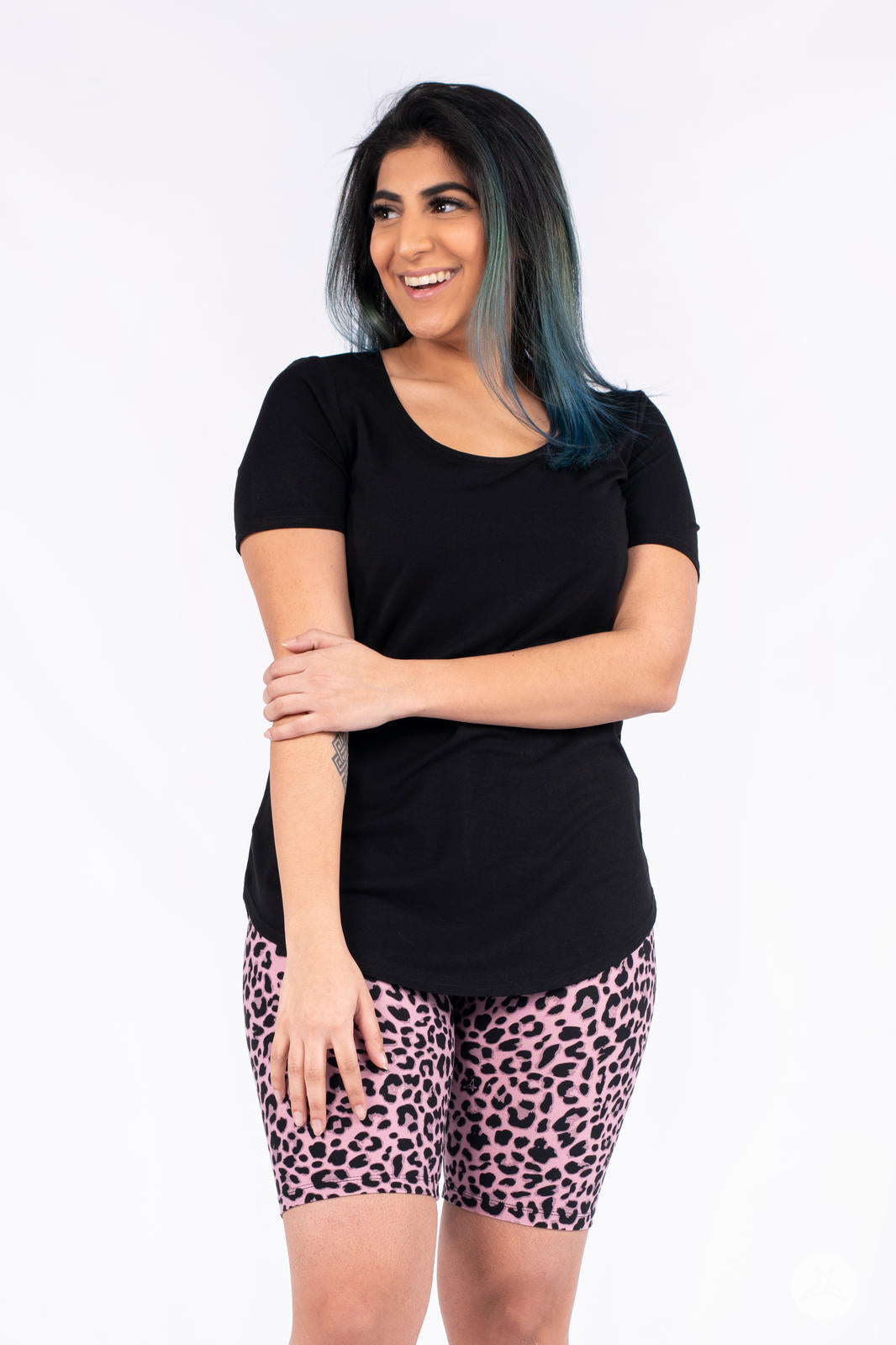 A Little Wild Biker Shorts