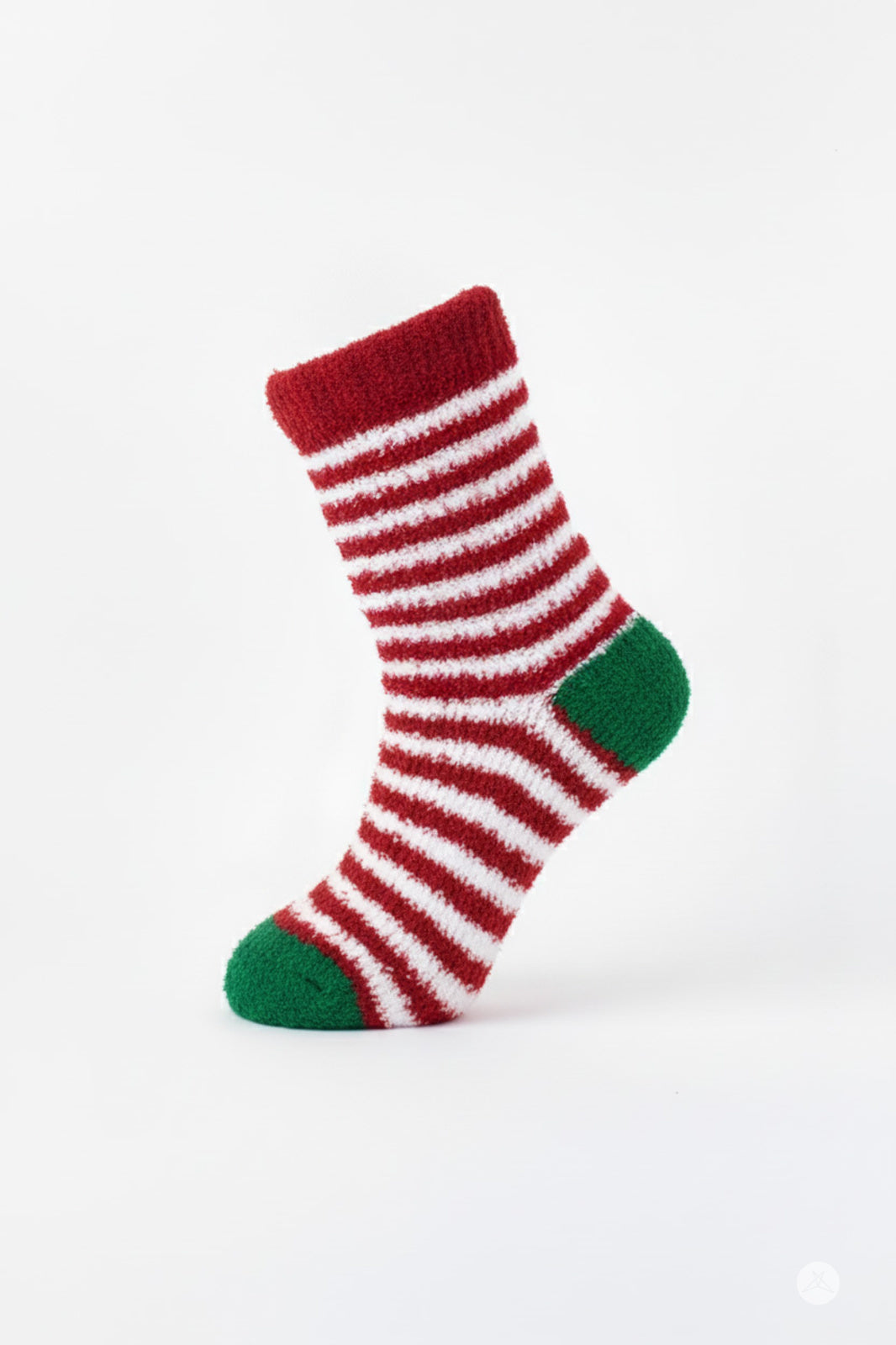 Fuzzy Festive Sock