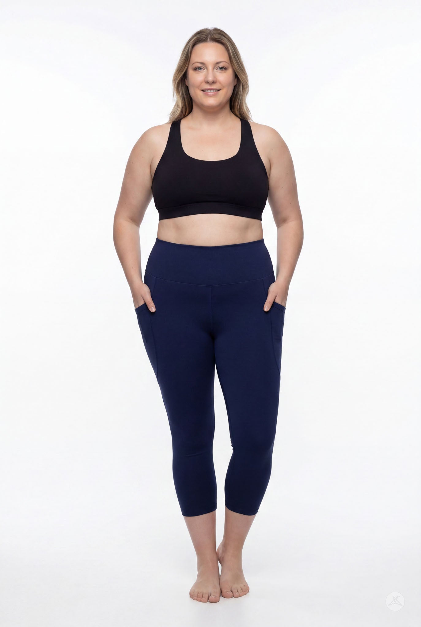 Still Water High-Waisted Pocket Crops