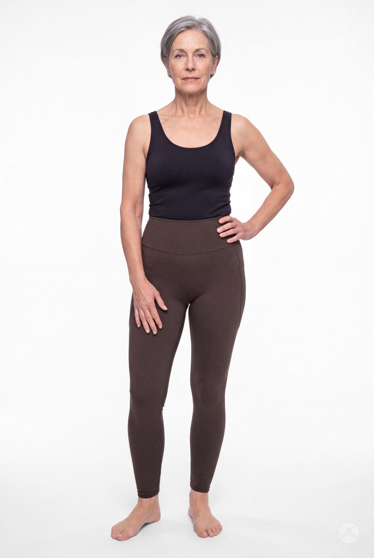 Espresso High-Waisted Pocket Leggings