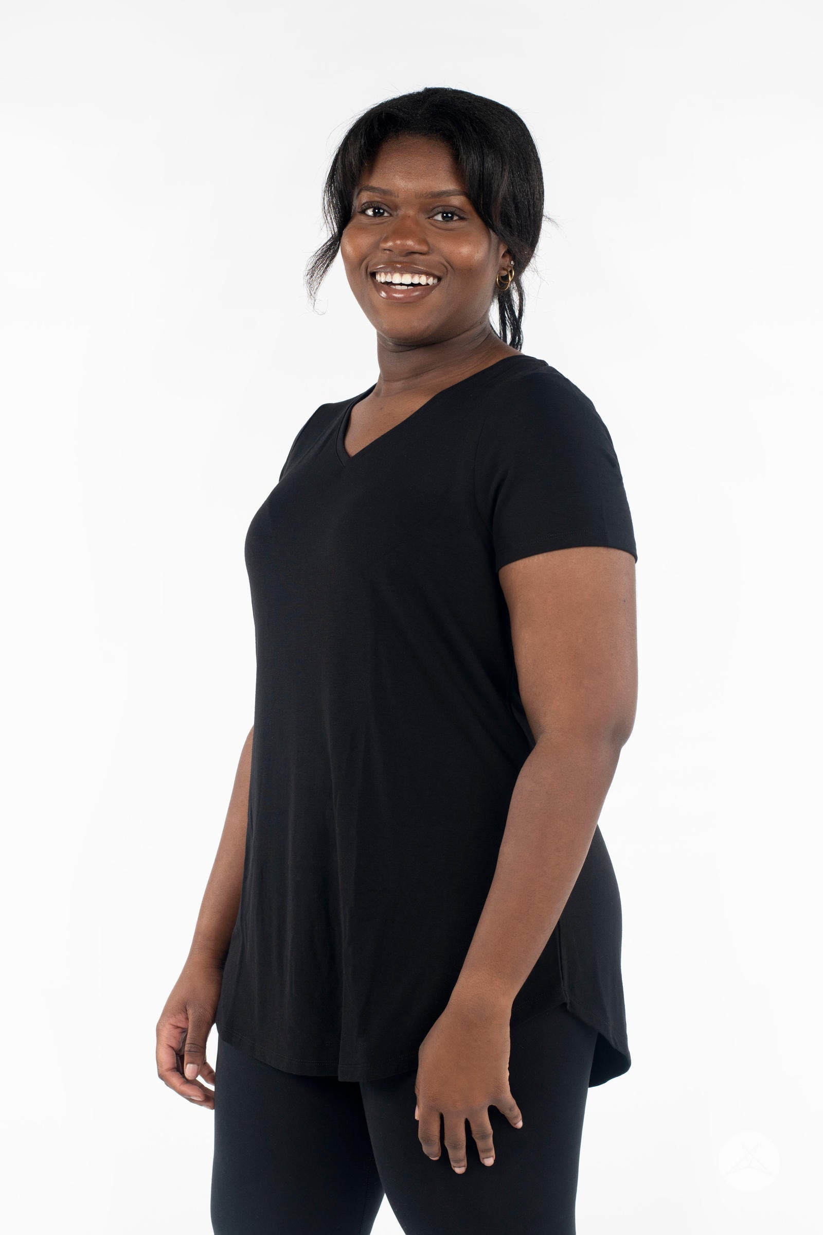 Super V-Neck Tee - SweetLegs.com