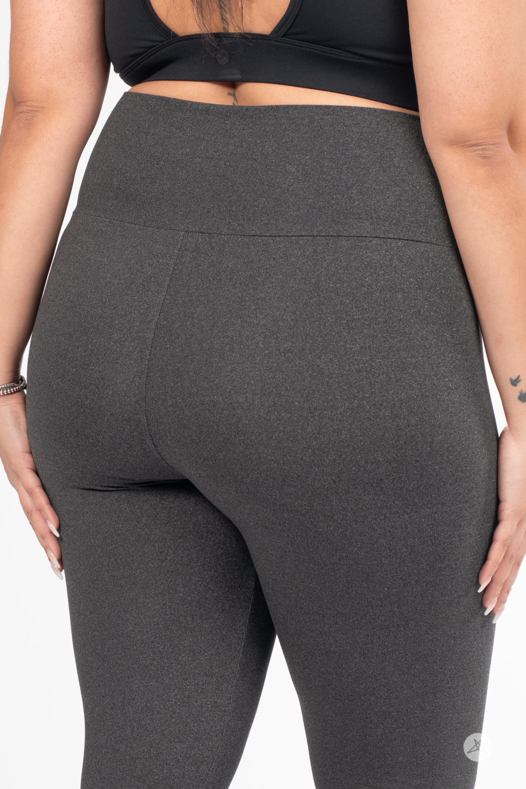 Charcoal Fade High-Waisted Leggings