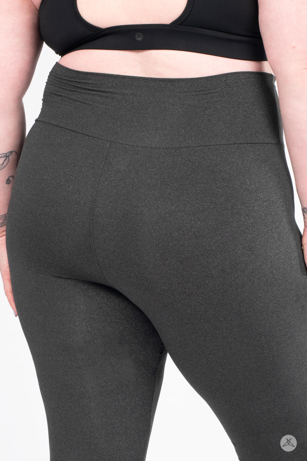 Charcoal Fade High-Waisted Leggings