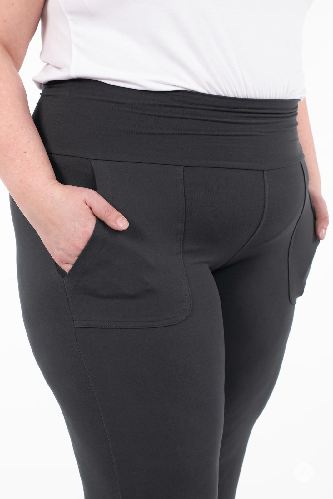 High-Waist Wide Leg Crops