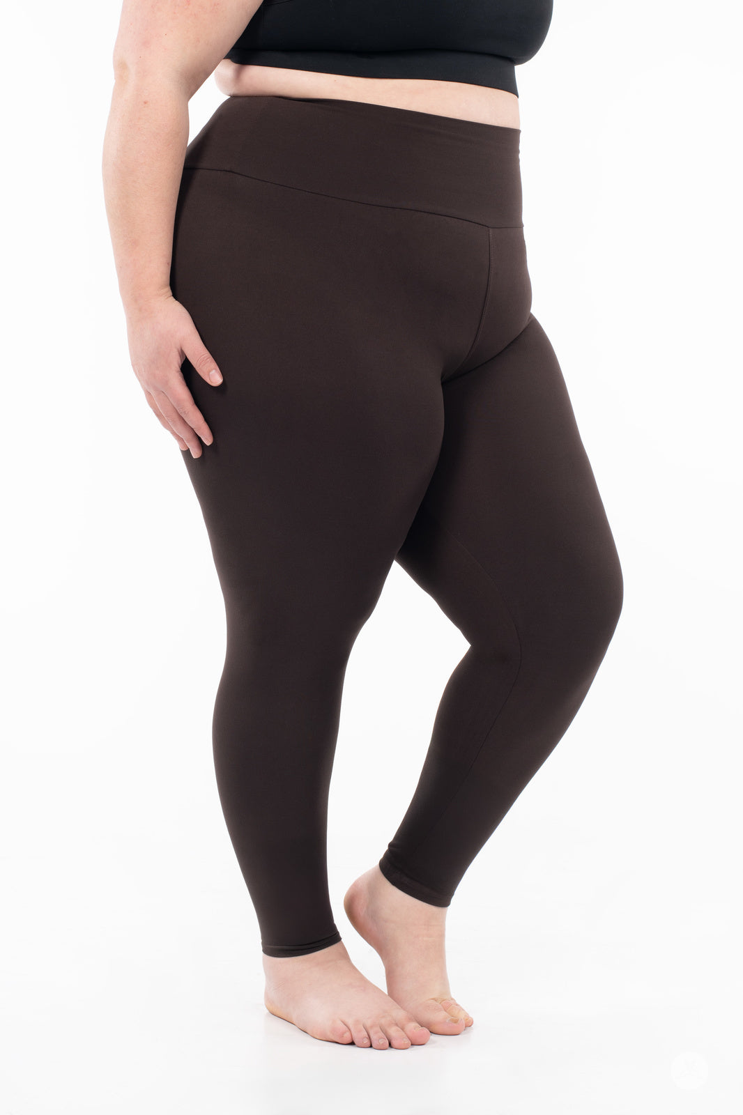 Espresso High-Waisted Leggings