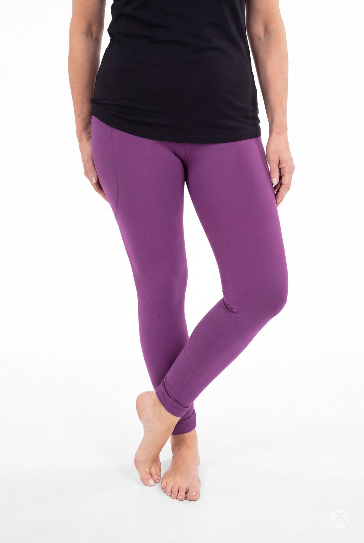 Deep Plum Pocket Leggings