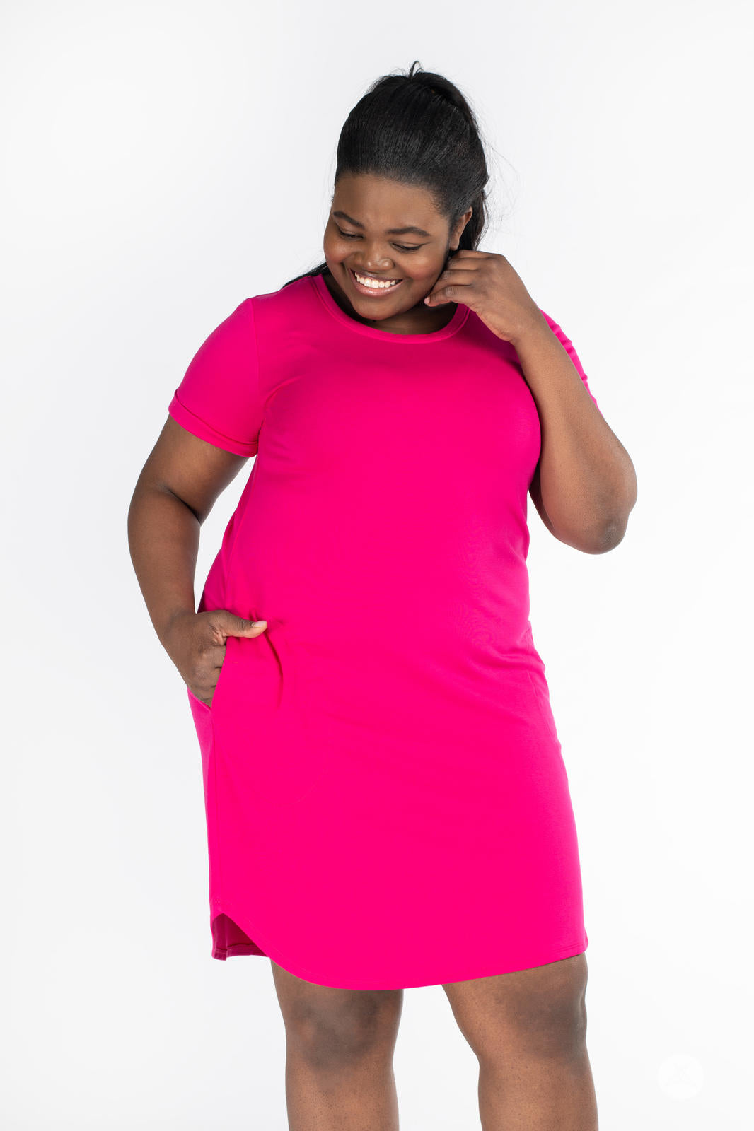 French Terry Tee Dress