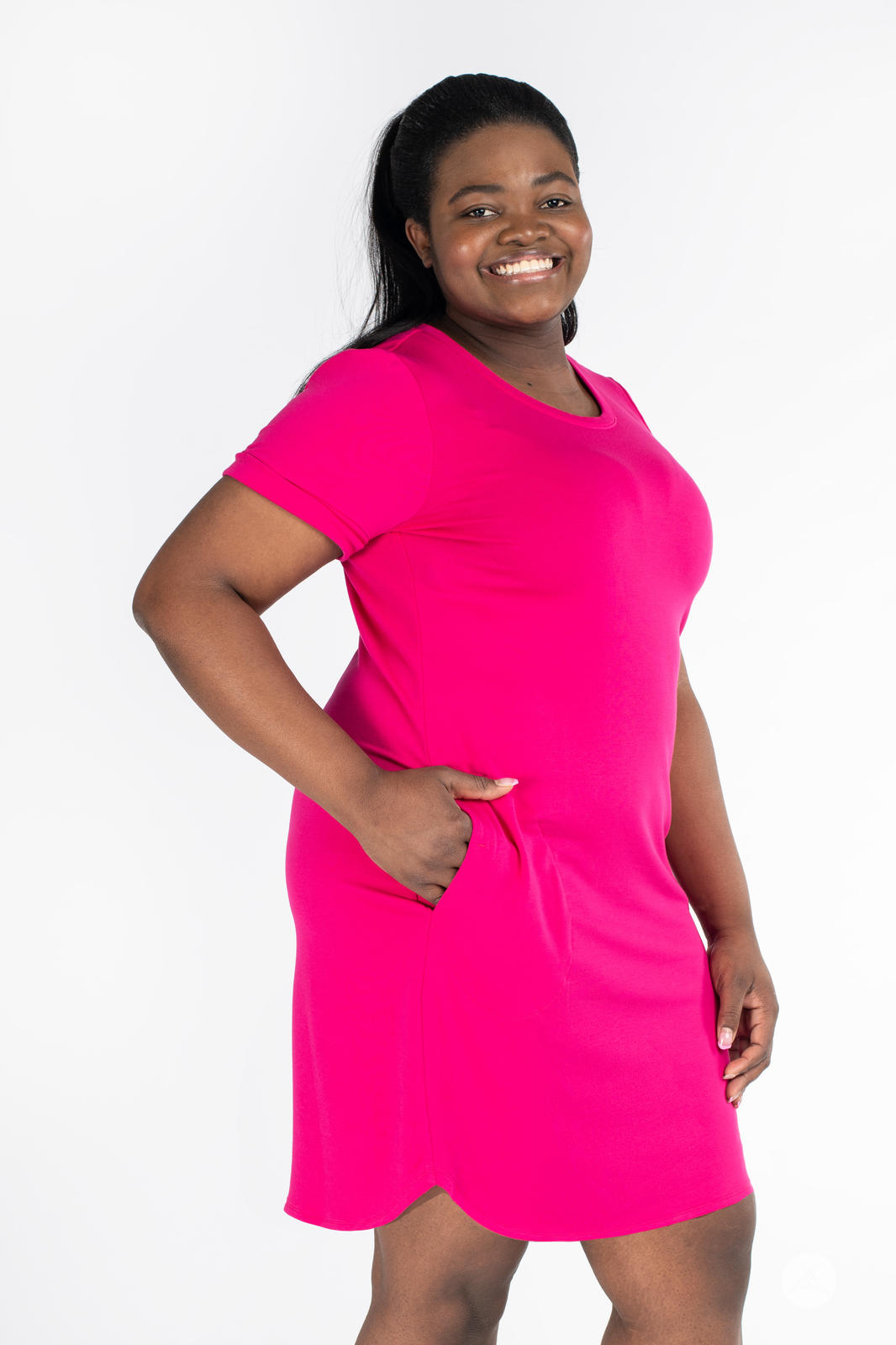 French Terry Tee Dress