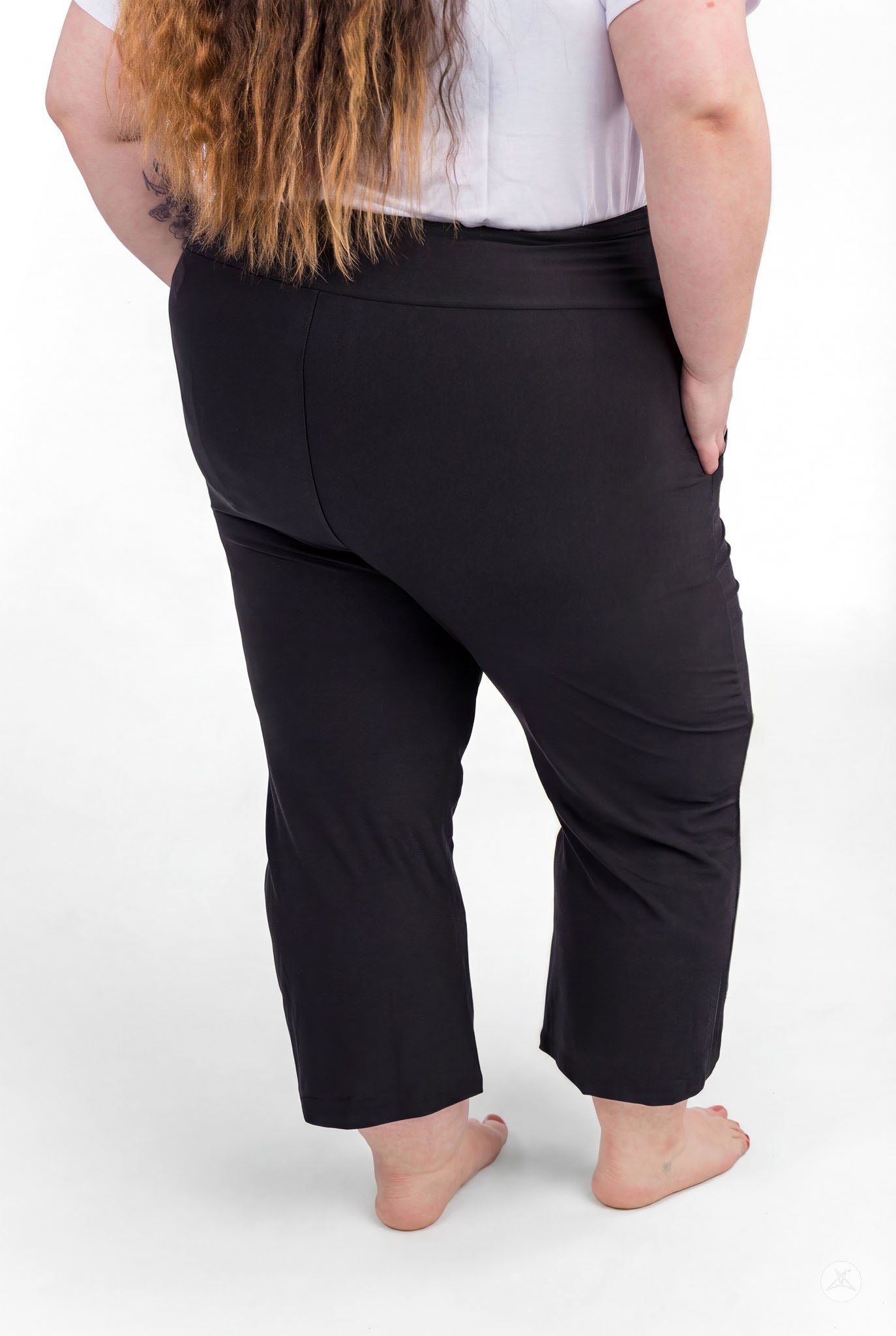 High-Waist Wide Leg Crops