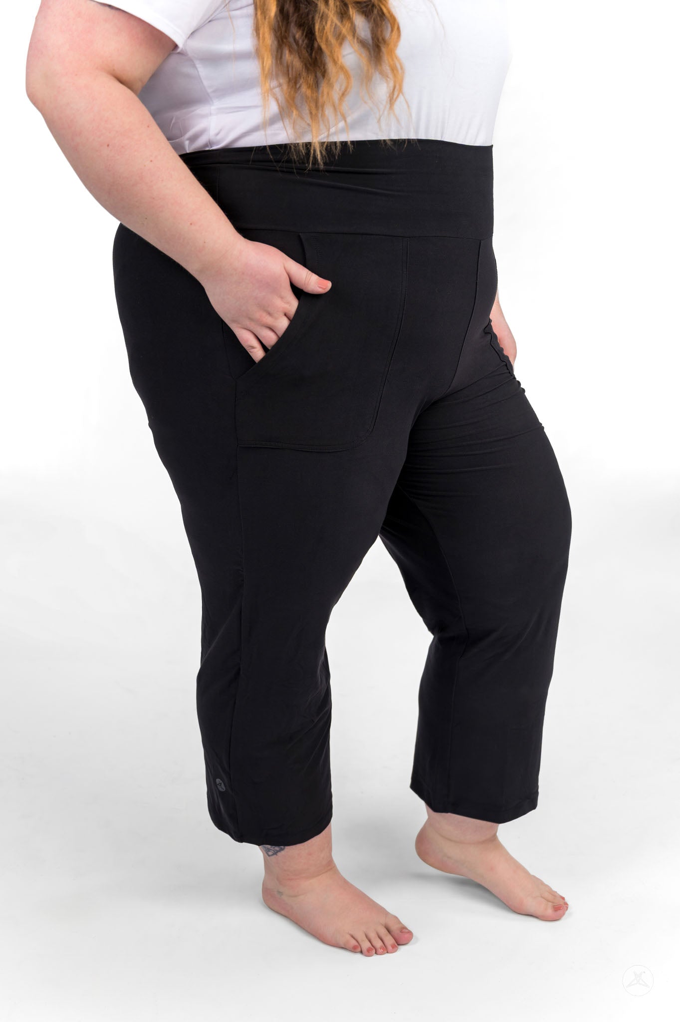 High-Waist Wide Leg Crops