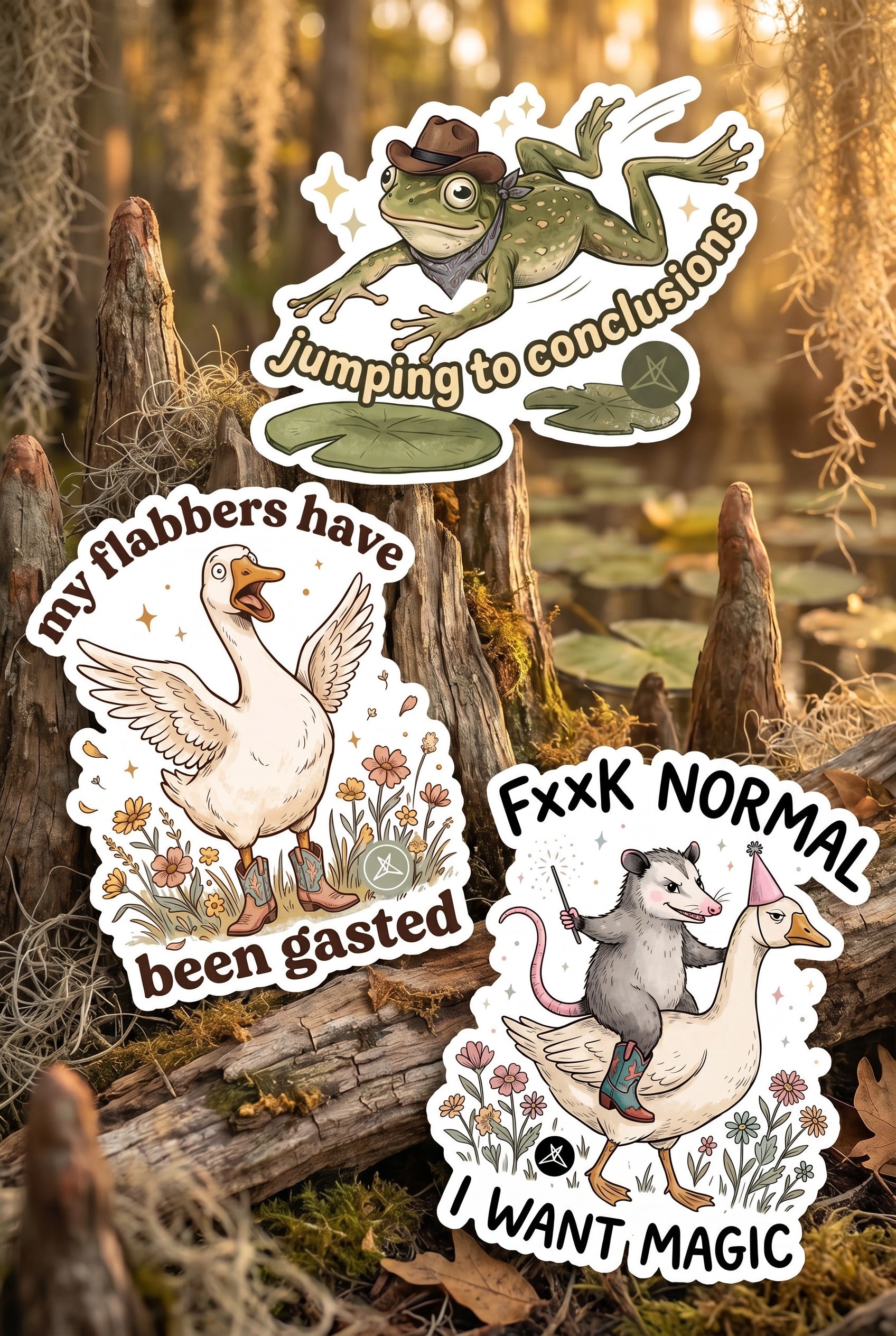 Feral Feelings Club Sticker Pack