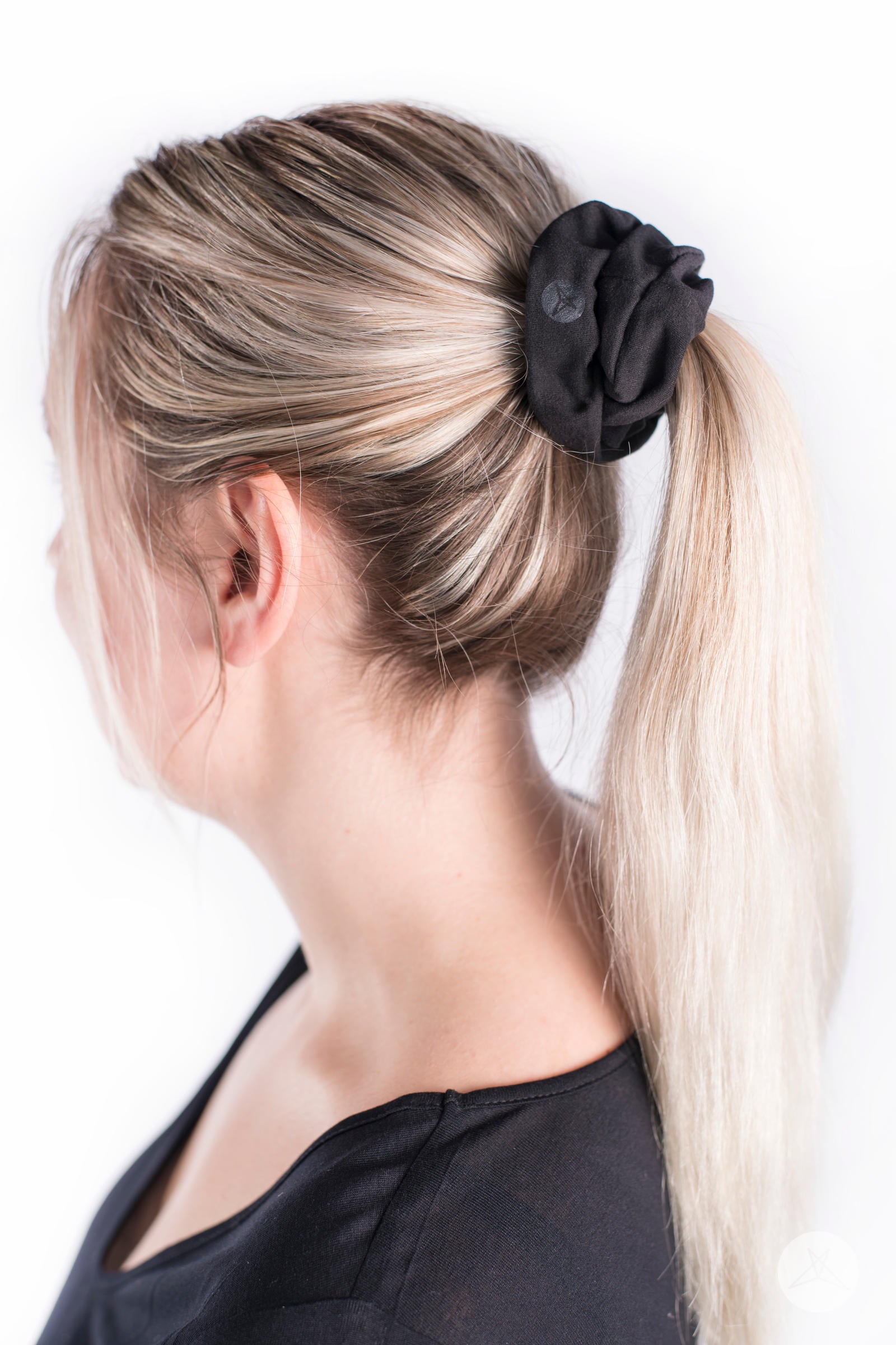 Black Licorice Scrunchie leggings - SweetLegs