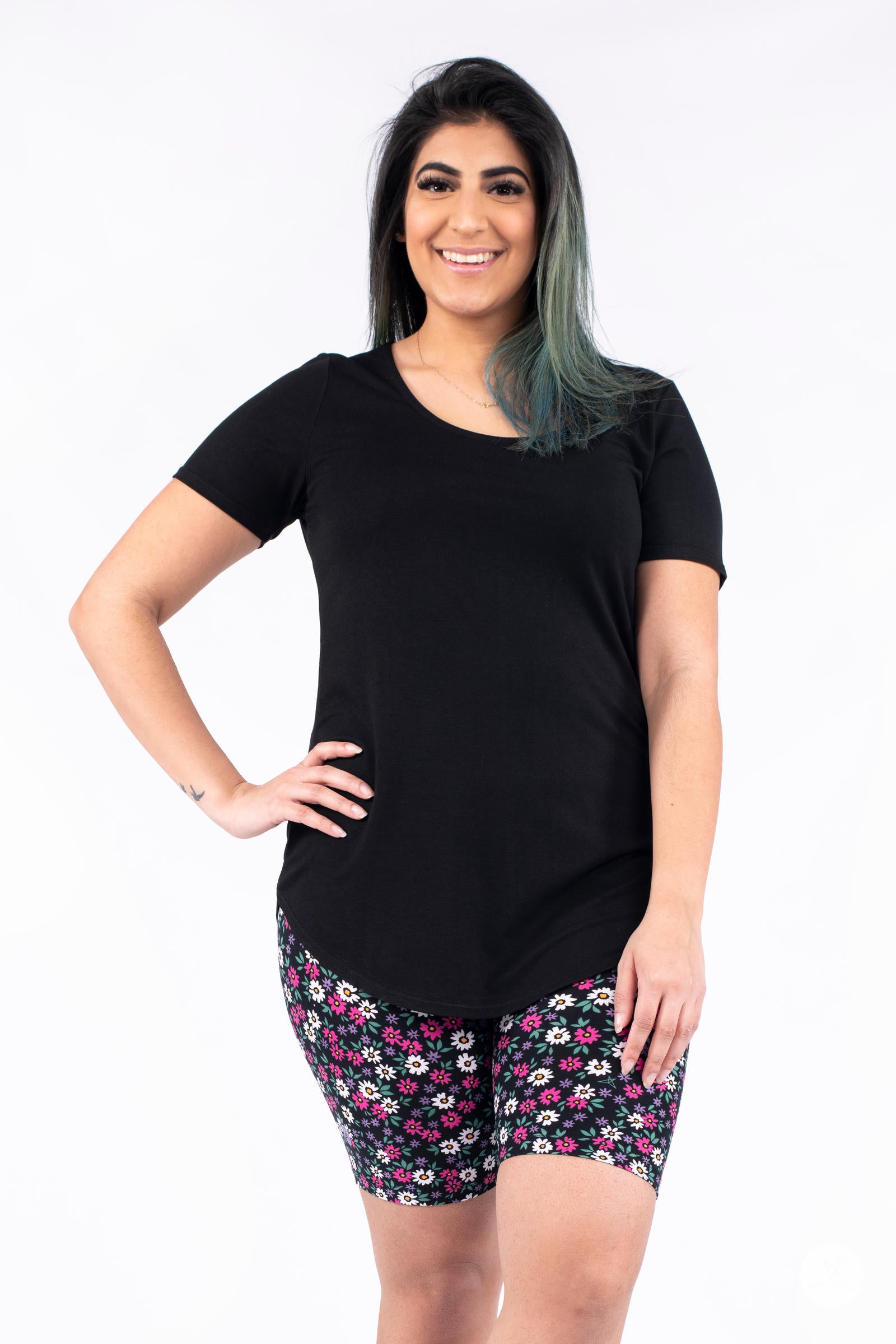 Daisy Days Biker Shorts