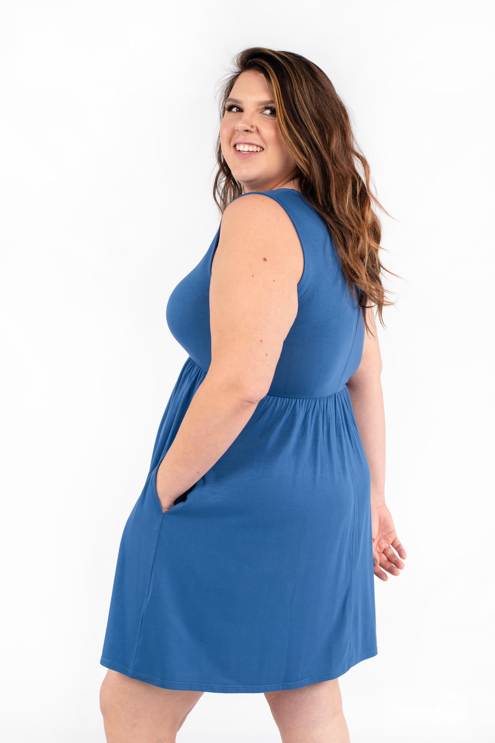 The Weekender Dress - Sapphire