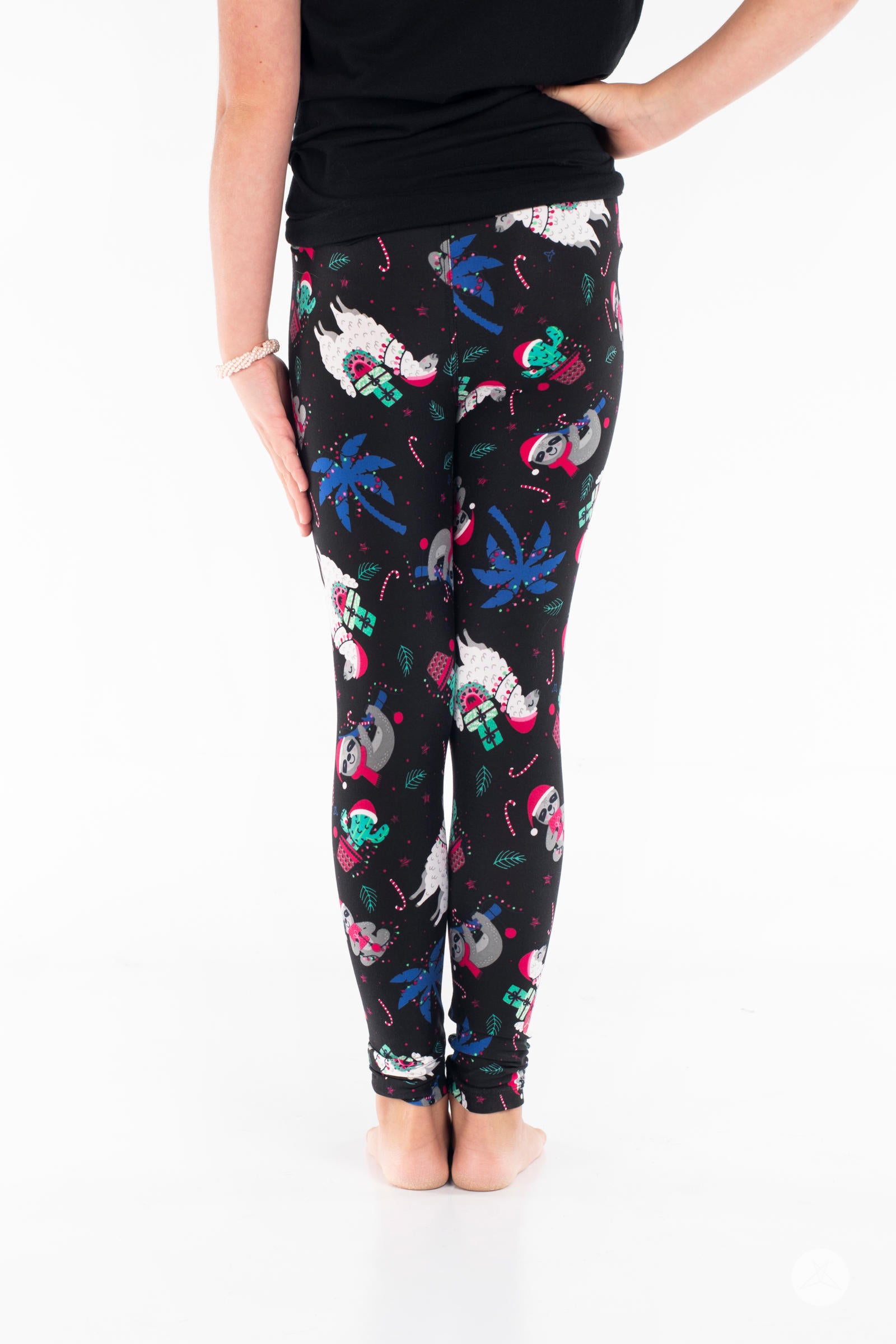 Deck The Palms kids leggings