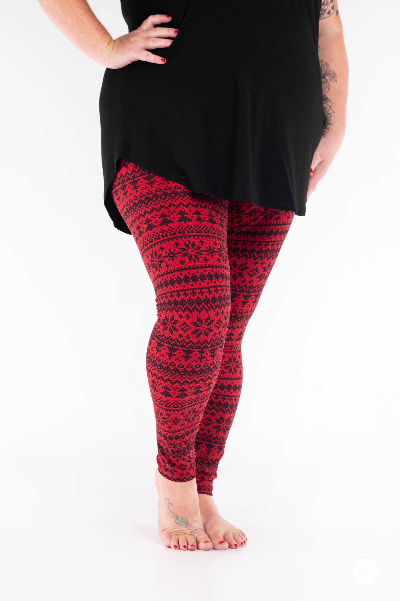 Santa's Sweater Plus size leggings