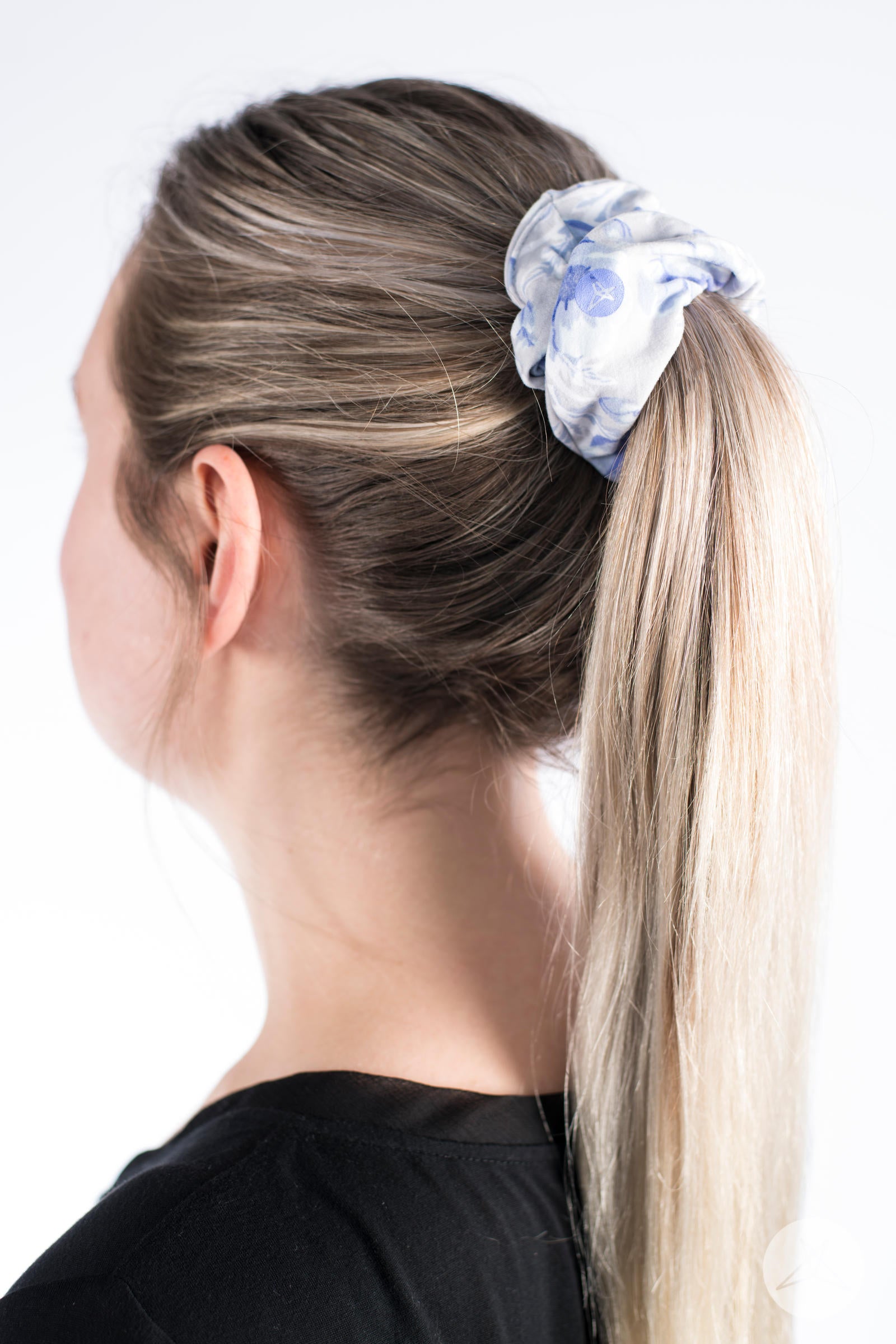 Darling Blue Scrunchie leggings - SweetLegs