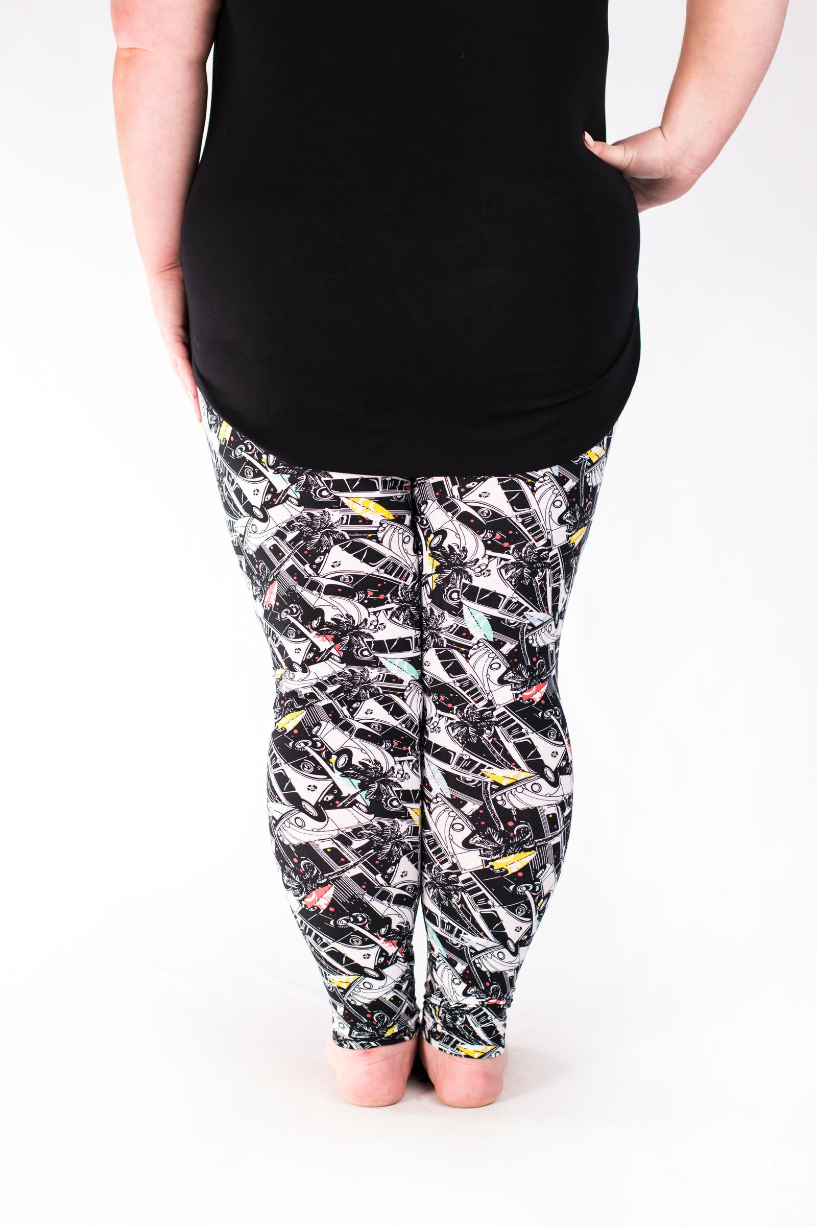 California Dreamin' Plus leggings - SweetLegs
