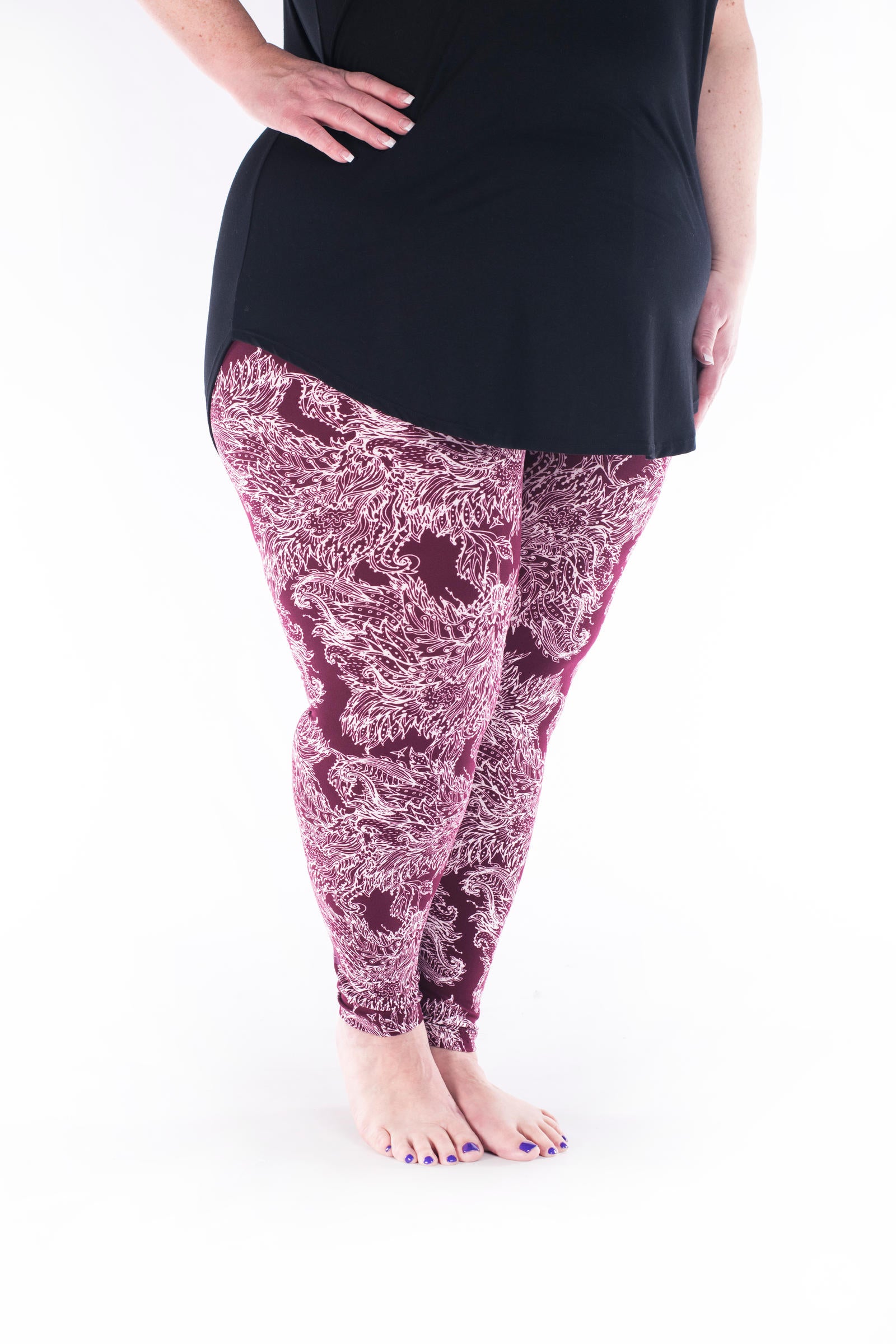 Pure Bliss Plus leggings - SweetLegs