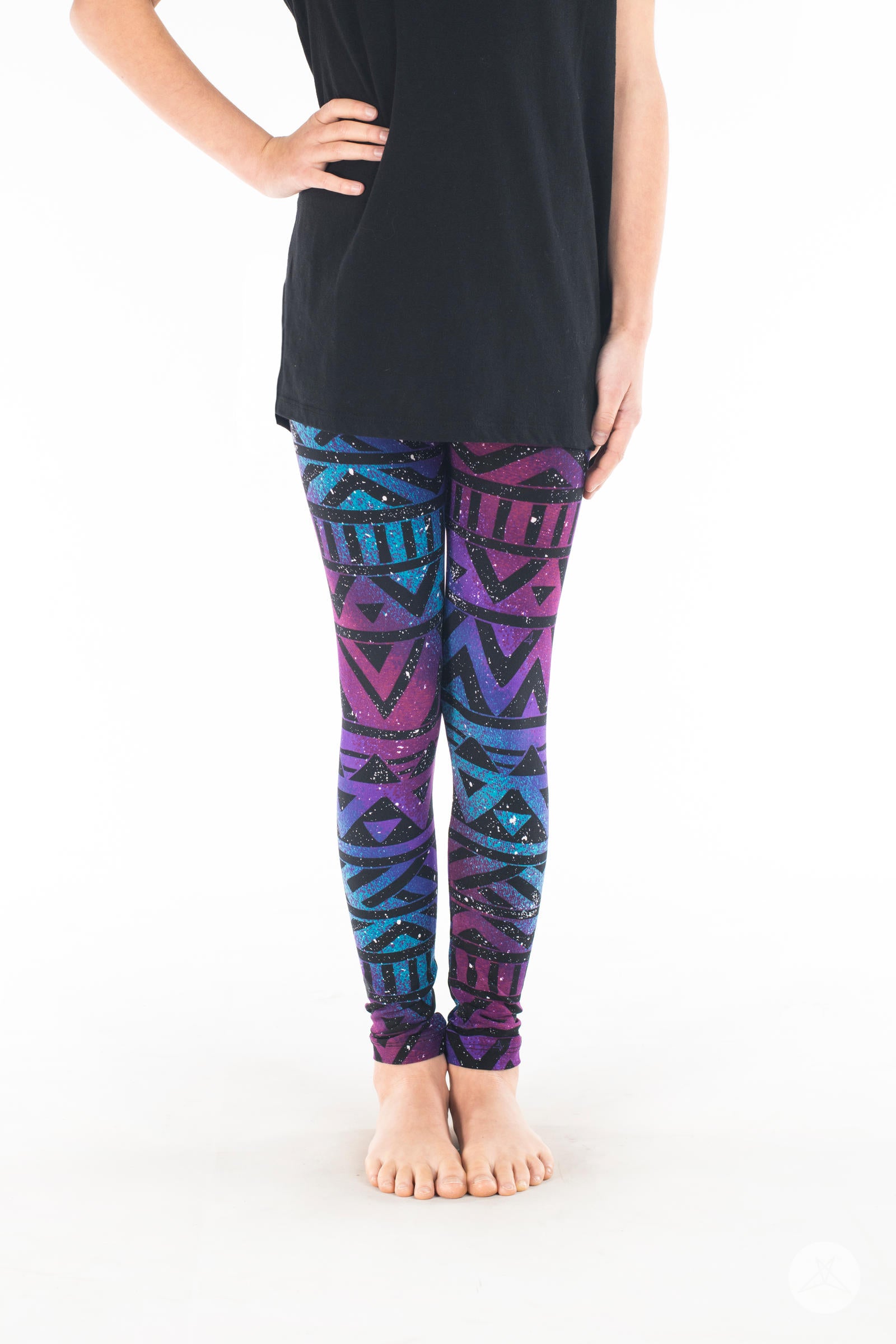 Rainbow Galaxy Kids leggings - SweetLegs