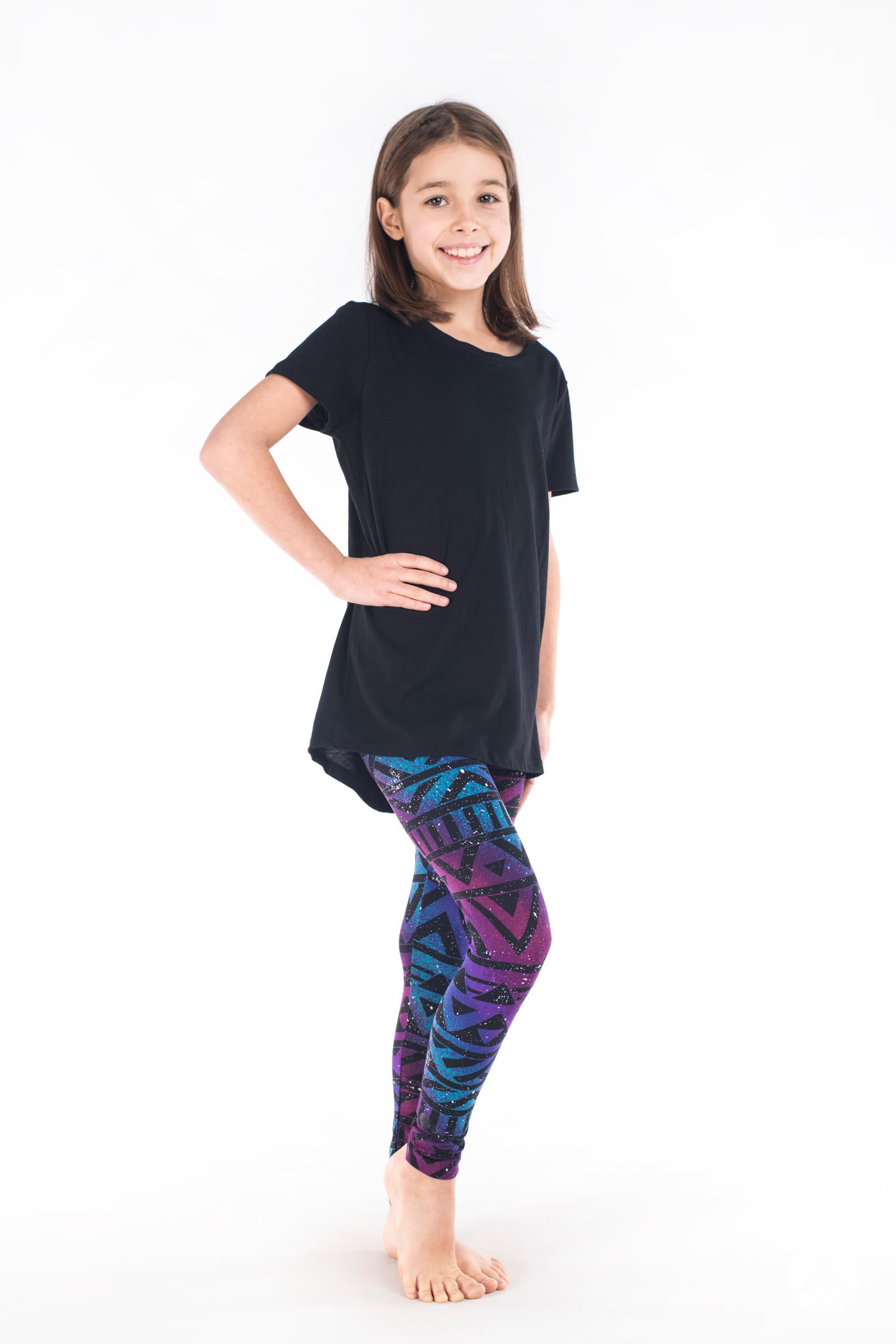 Rainbow Galaxy Kids leggings - SweetLegs