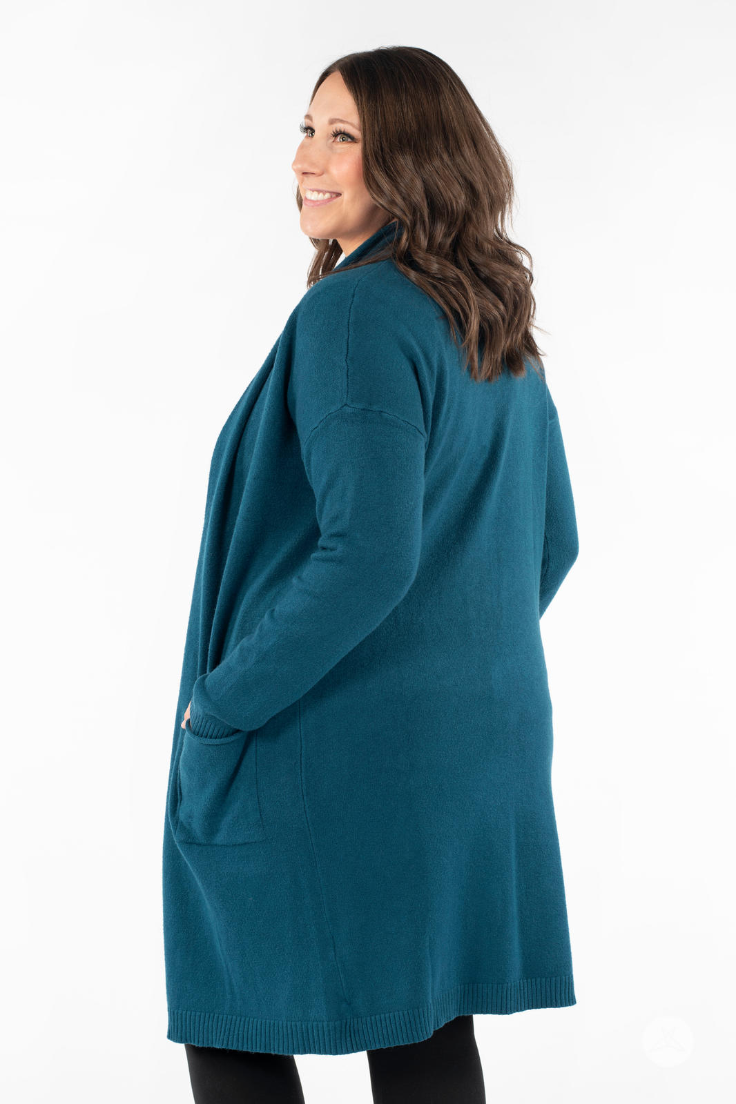 Ultra Soft Open Cardigan Northern Sea