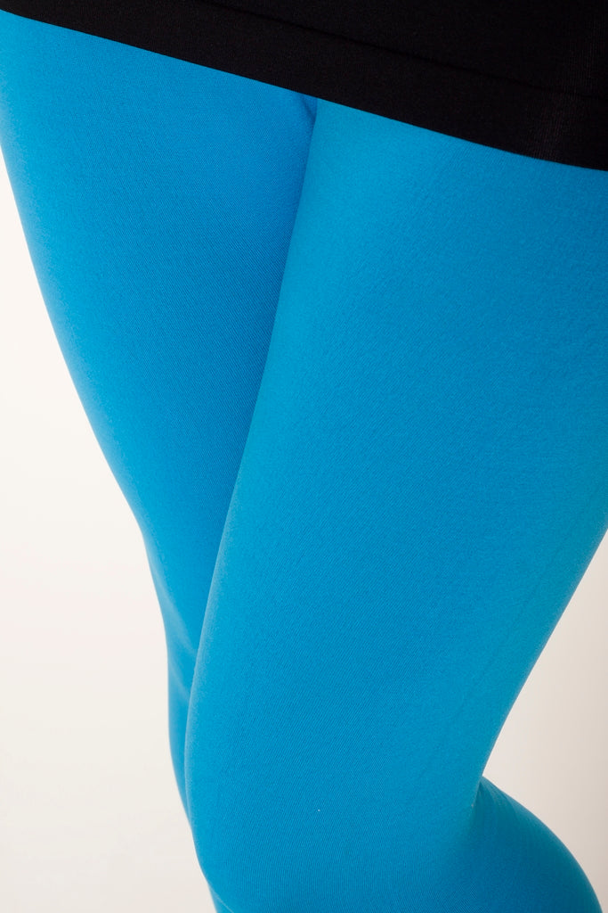 Greek Blue Fleece leggings - SweetLegs