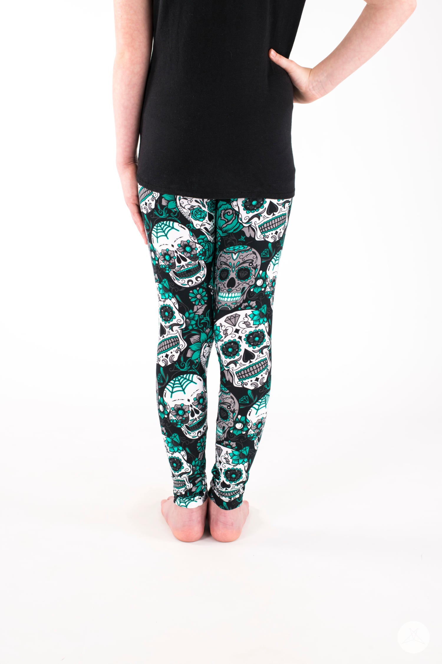 Rockin’ Roses Kids leggings - SweetLegs