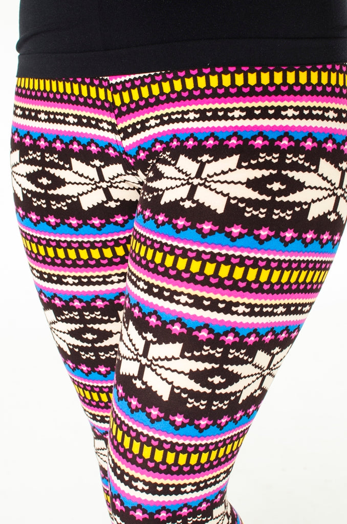 Pink Snowglobe leggings - SweetLegs