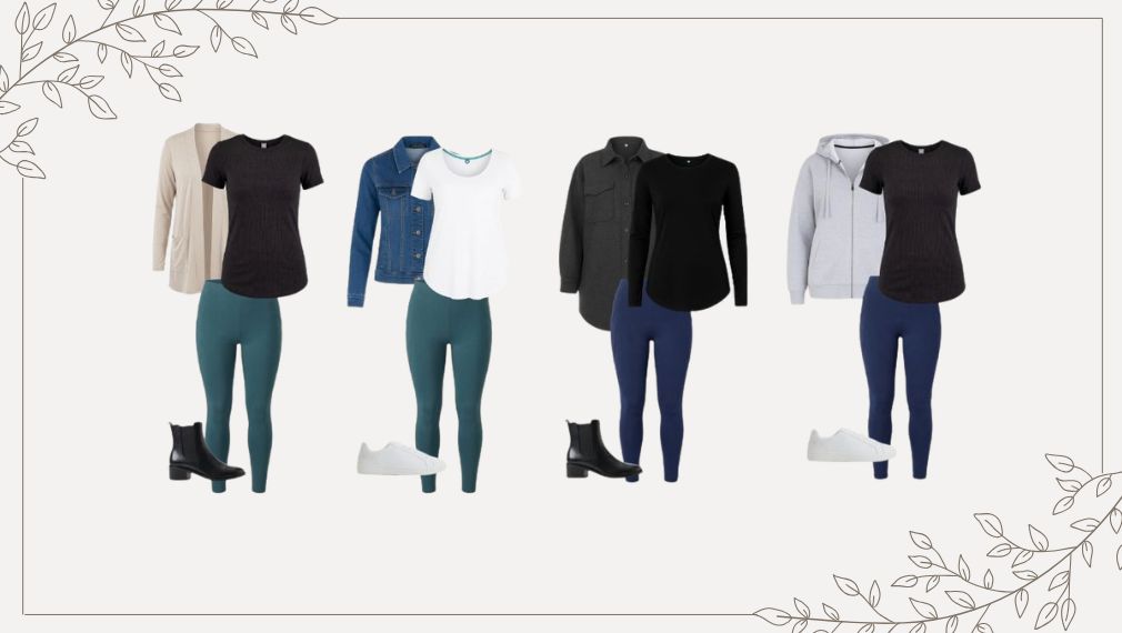 How to Style Coloured Pocket Leggings for a Capsule Wardrobe