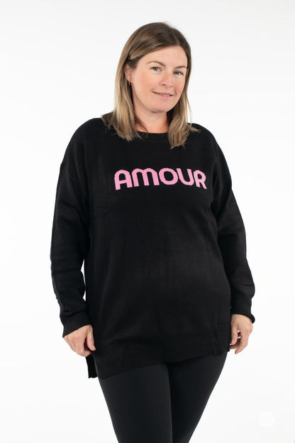Amour Crew Neck Sweater