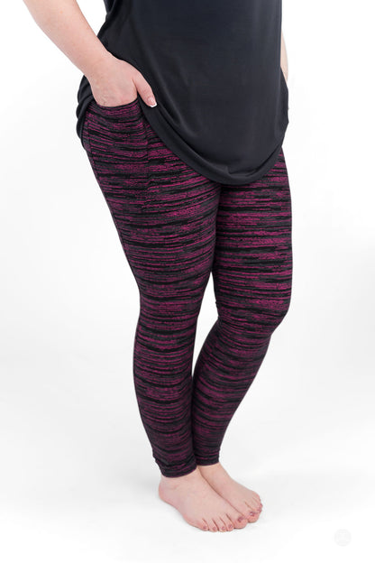 Berry Opal Pocket Leggings