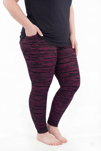 Berry Opal Pocket Leggings
