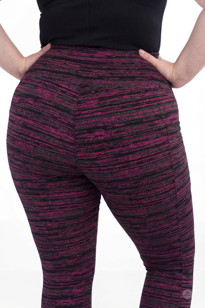 Berry Opal High-Waisted Pocket Leggings