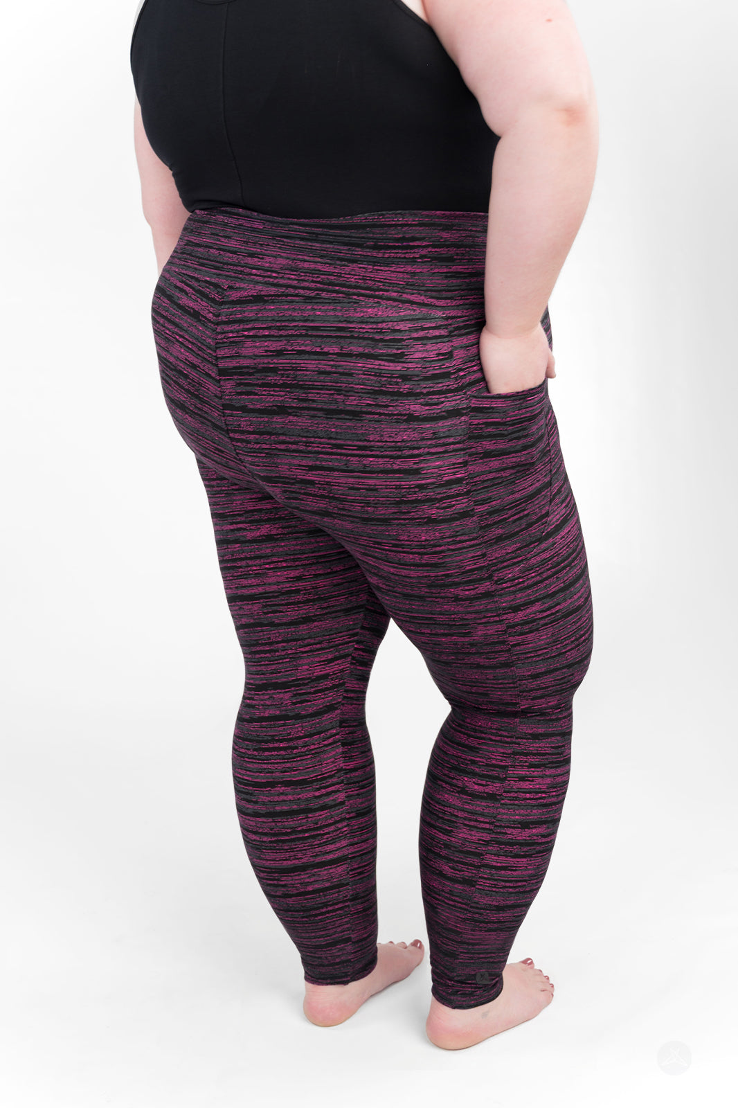 Berry Opal High-Waisted Pocket Leggings