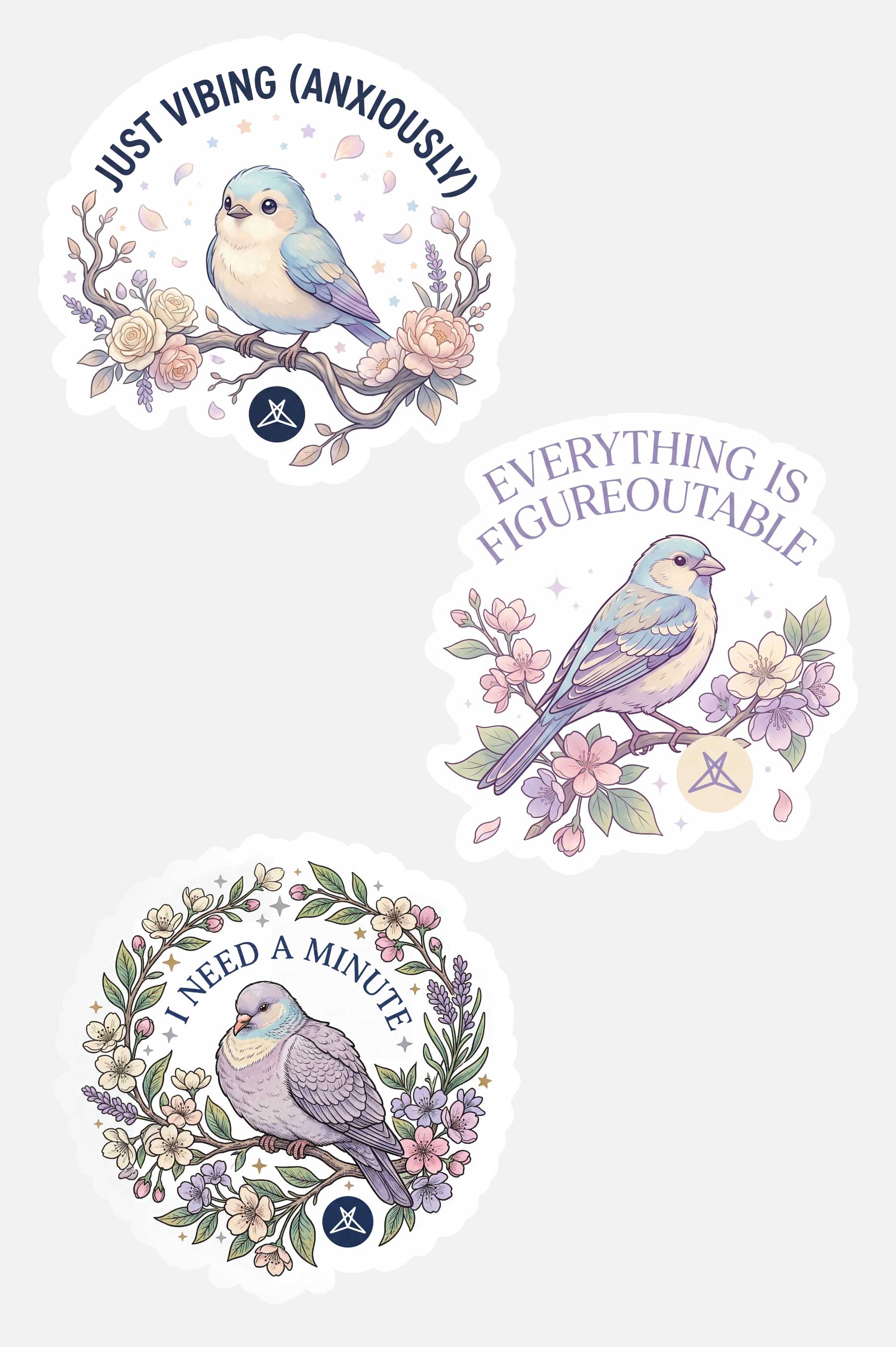 I Need A Minute Sticker Pack