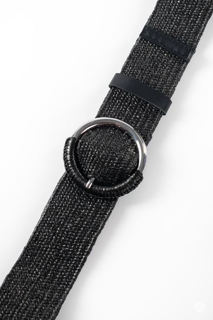 Woven Stretch Belt Black