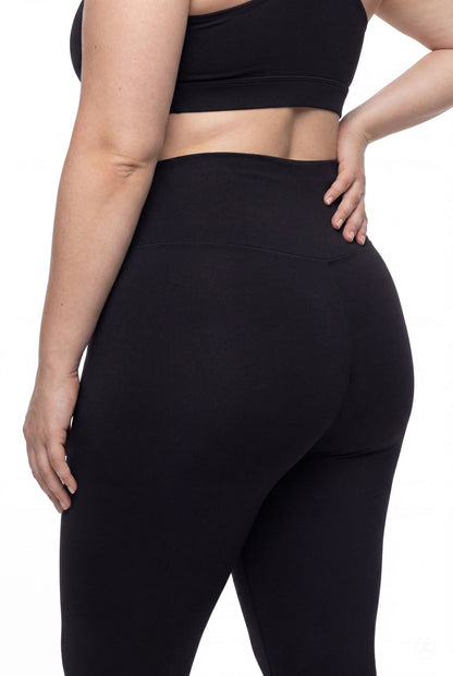 Black High-Waisted Crops