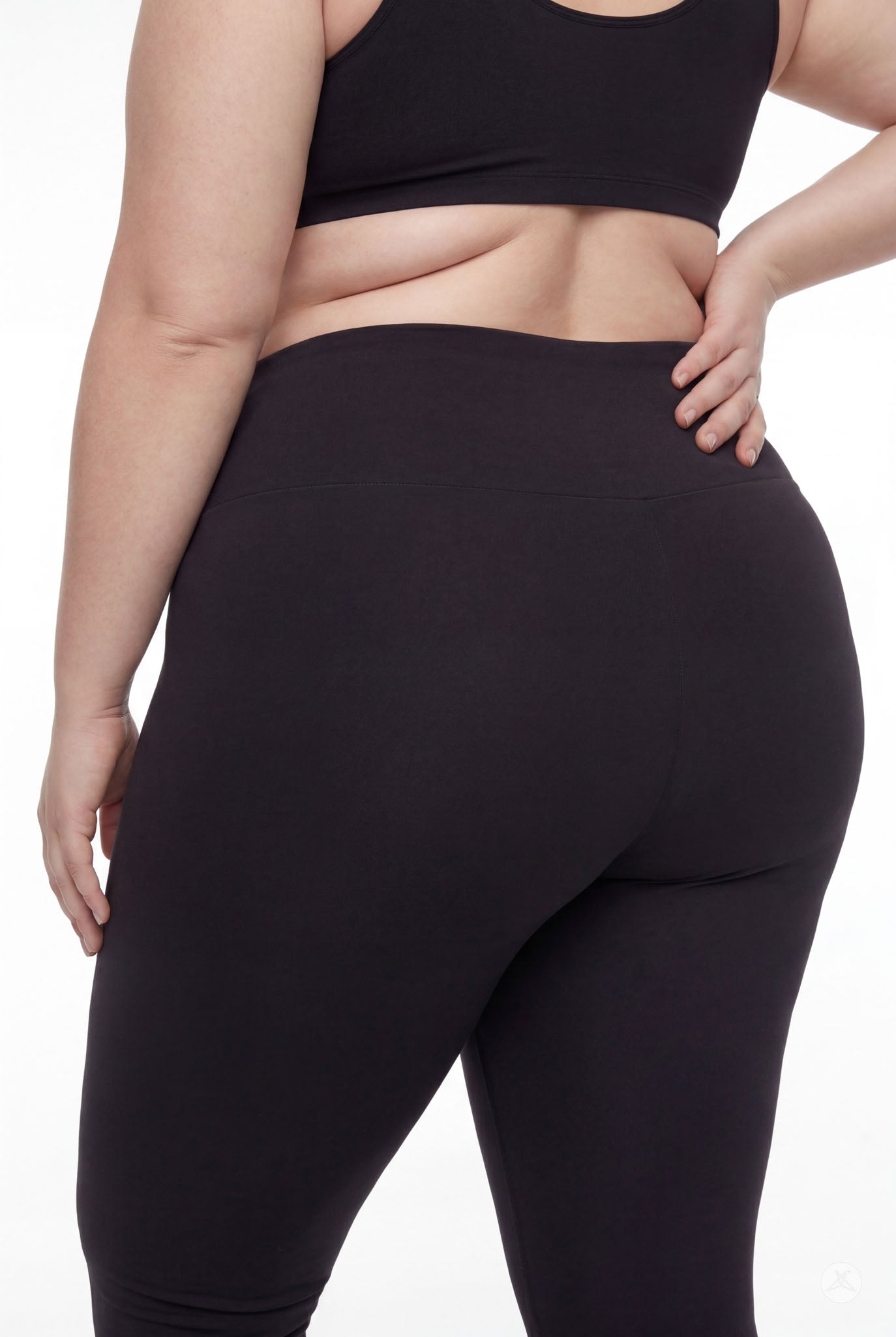 Black High-Waisted Crops