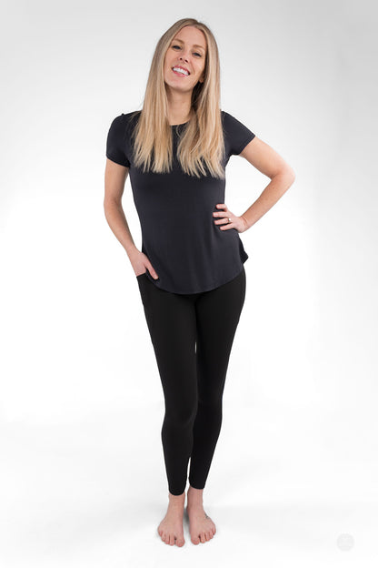Black Pocket Leggings