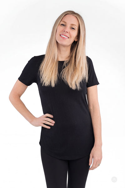 The Soft Ribbed Tee - 