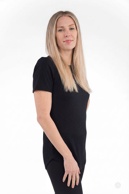The Soft Ribbed Tee