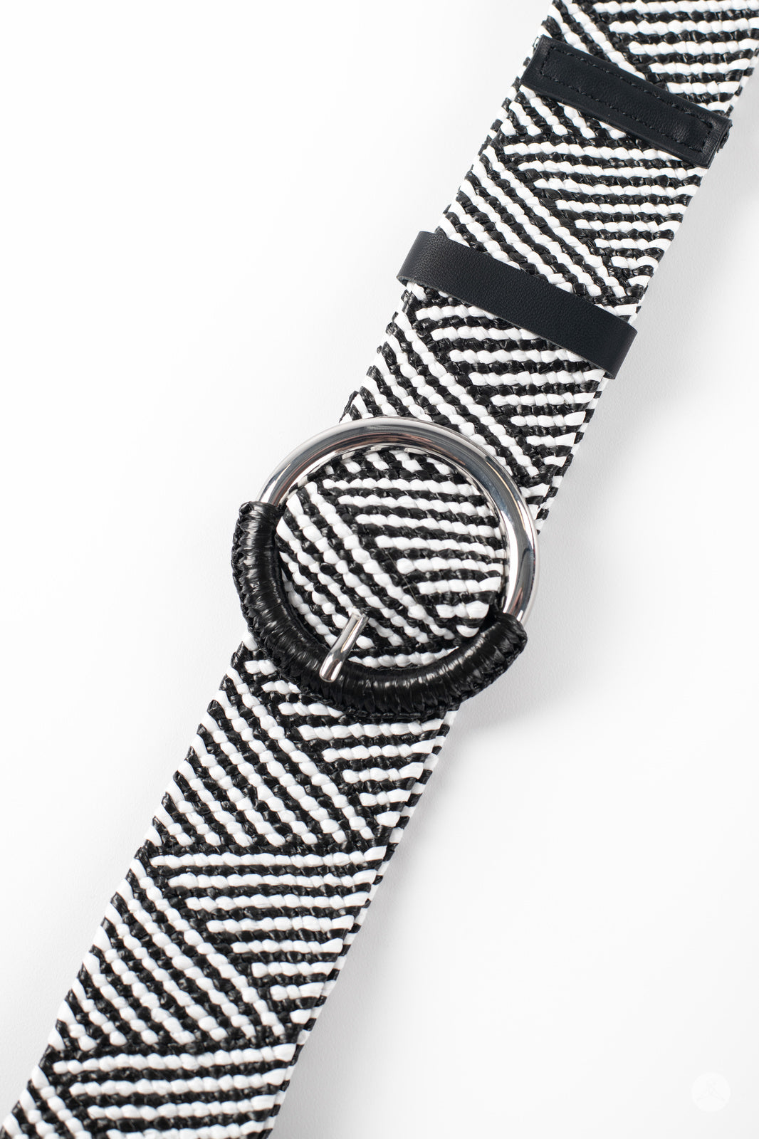 Woven Stretch Belt Geometric